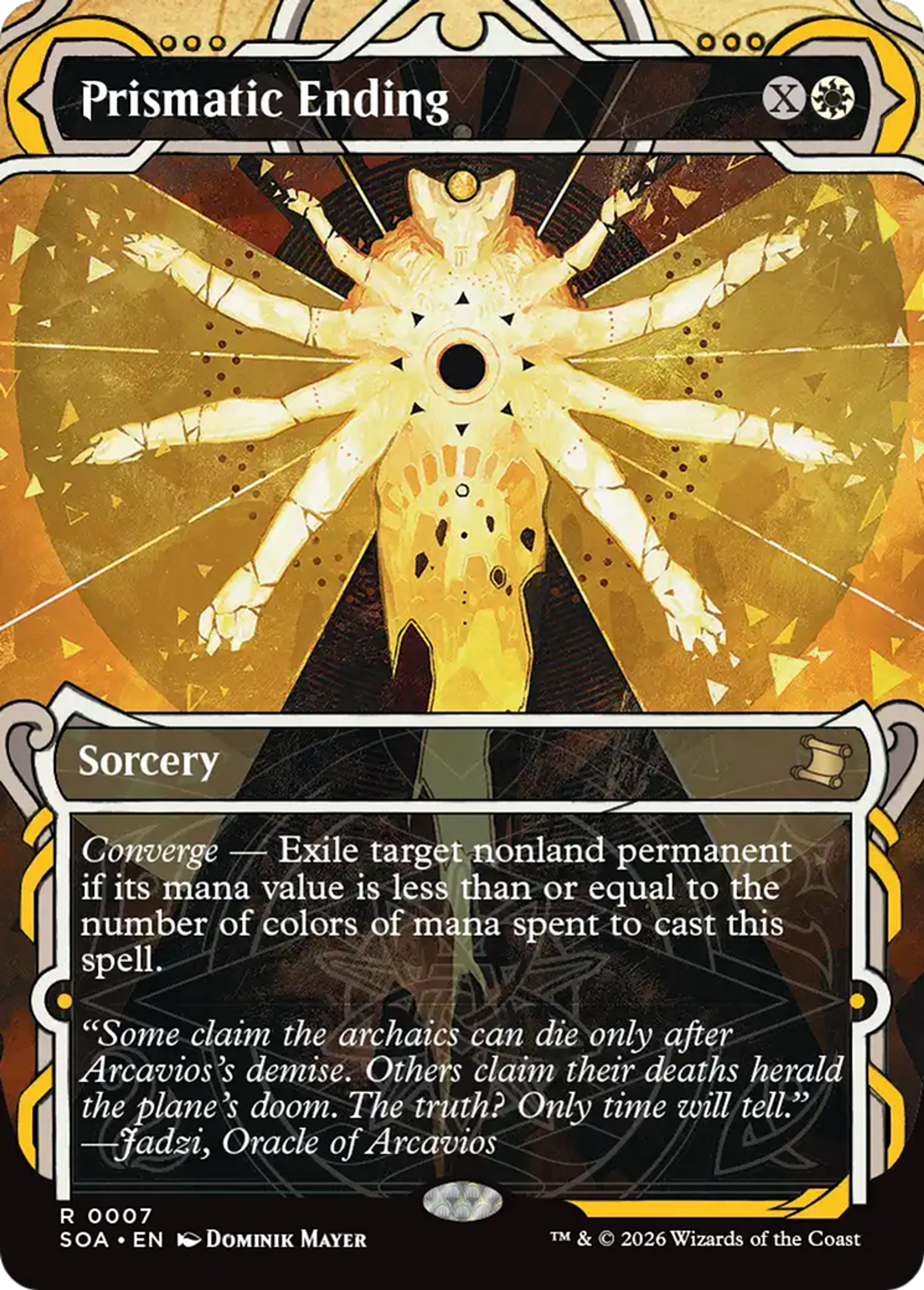 Prismatic Ending — Secrets of Strixhaven Mystical Archive — Magic: The Gathering