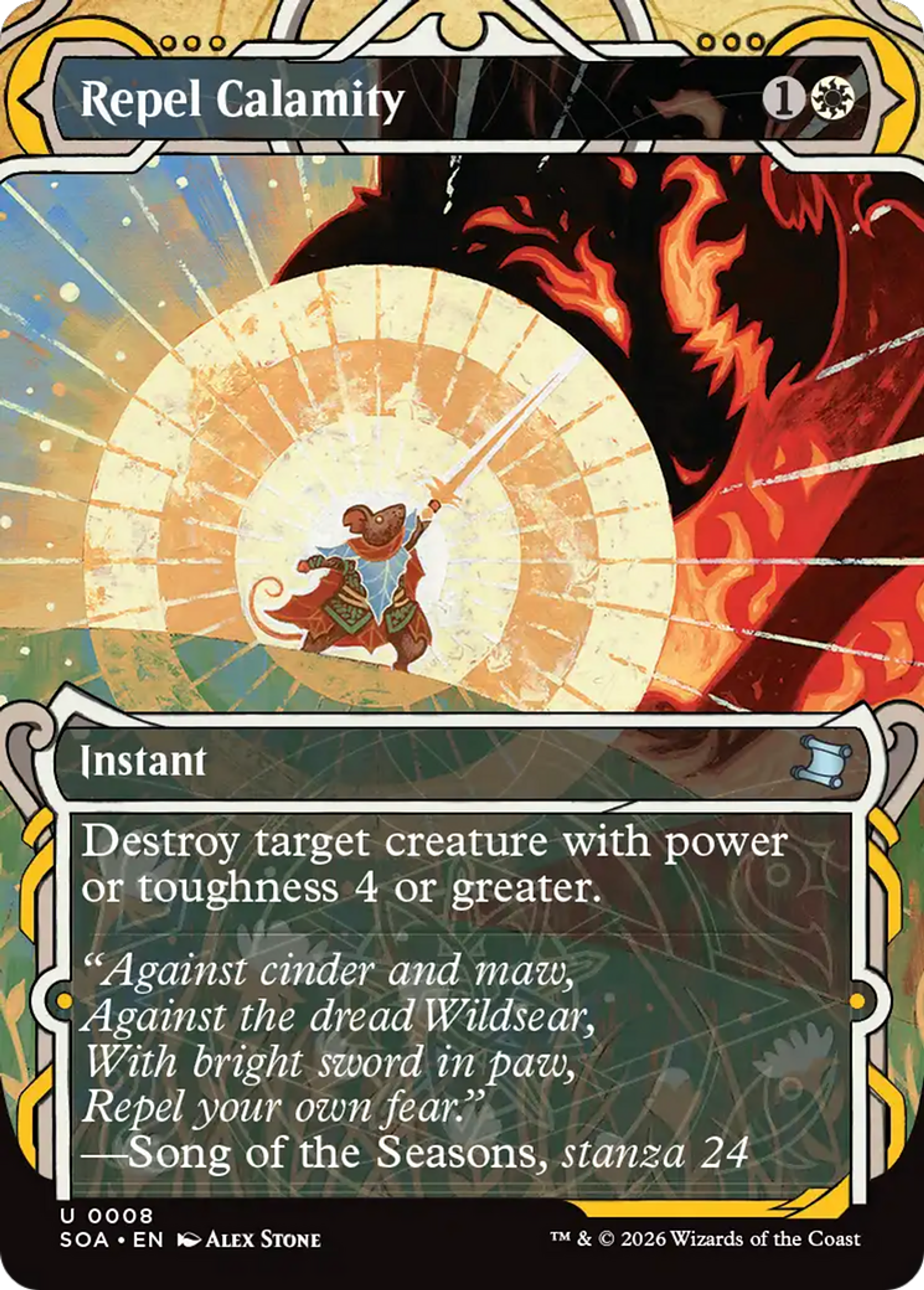 Repel Calamity — Secrets of Strixhaven Mystical Archive — Magic: The Gathering