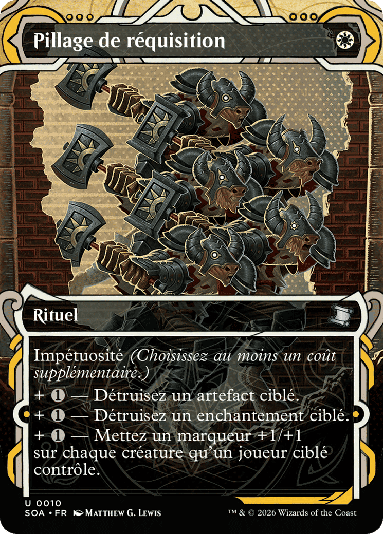 Pillage de réquisition — Secrets of Strixhaven Mystical Archive — Magic: The Gathering