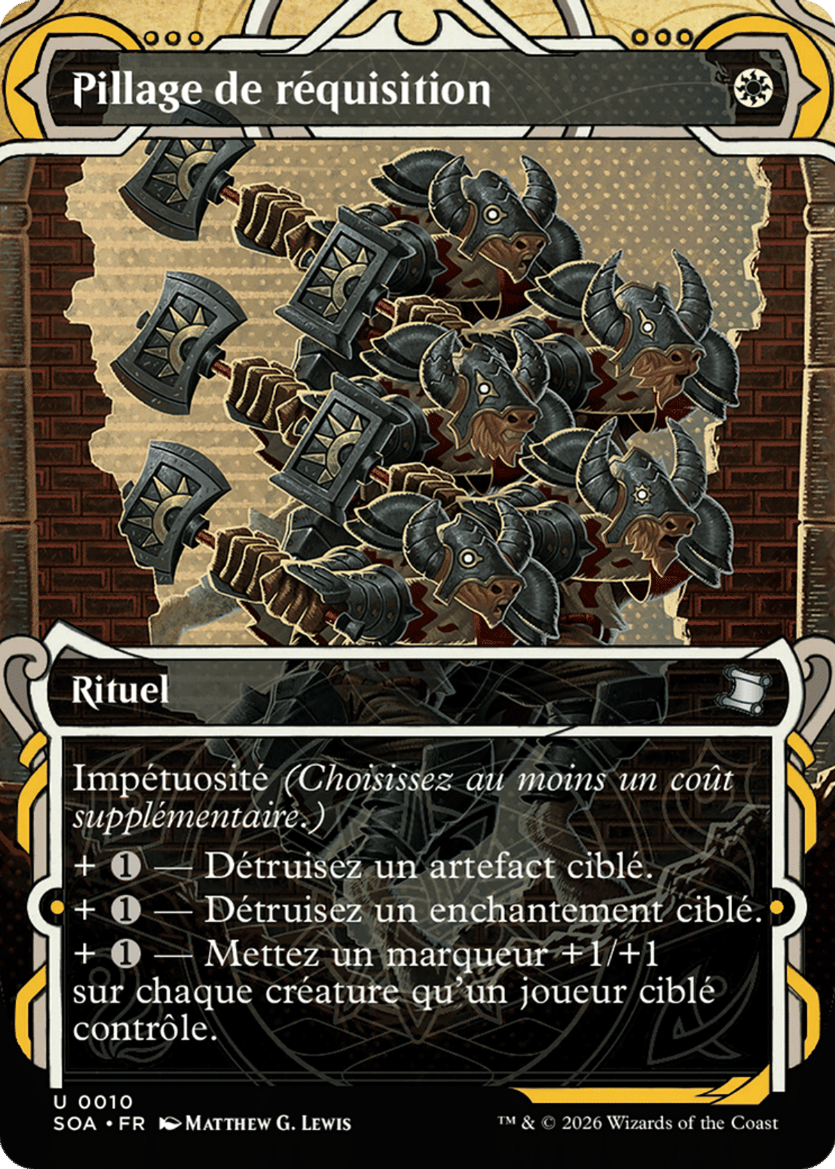 Pillage de réquisition from Secrets of Strixhaven Mystical Archive - Magic: The Gathering