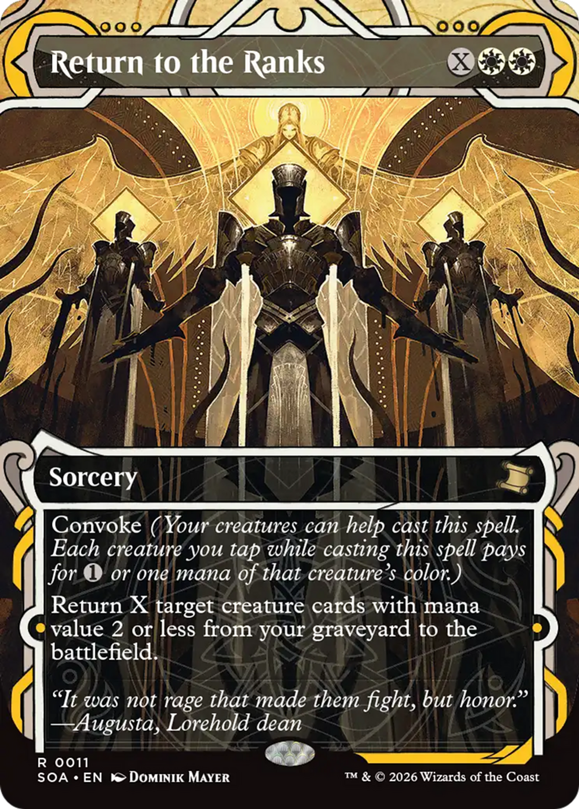 Return to the Ranks — Secrets of Strixhaven Mystical Archive — Magic: The Gathering