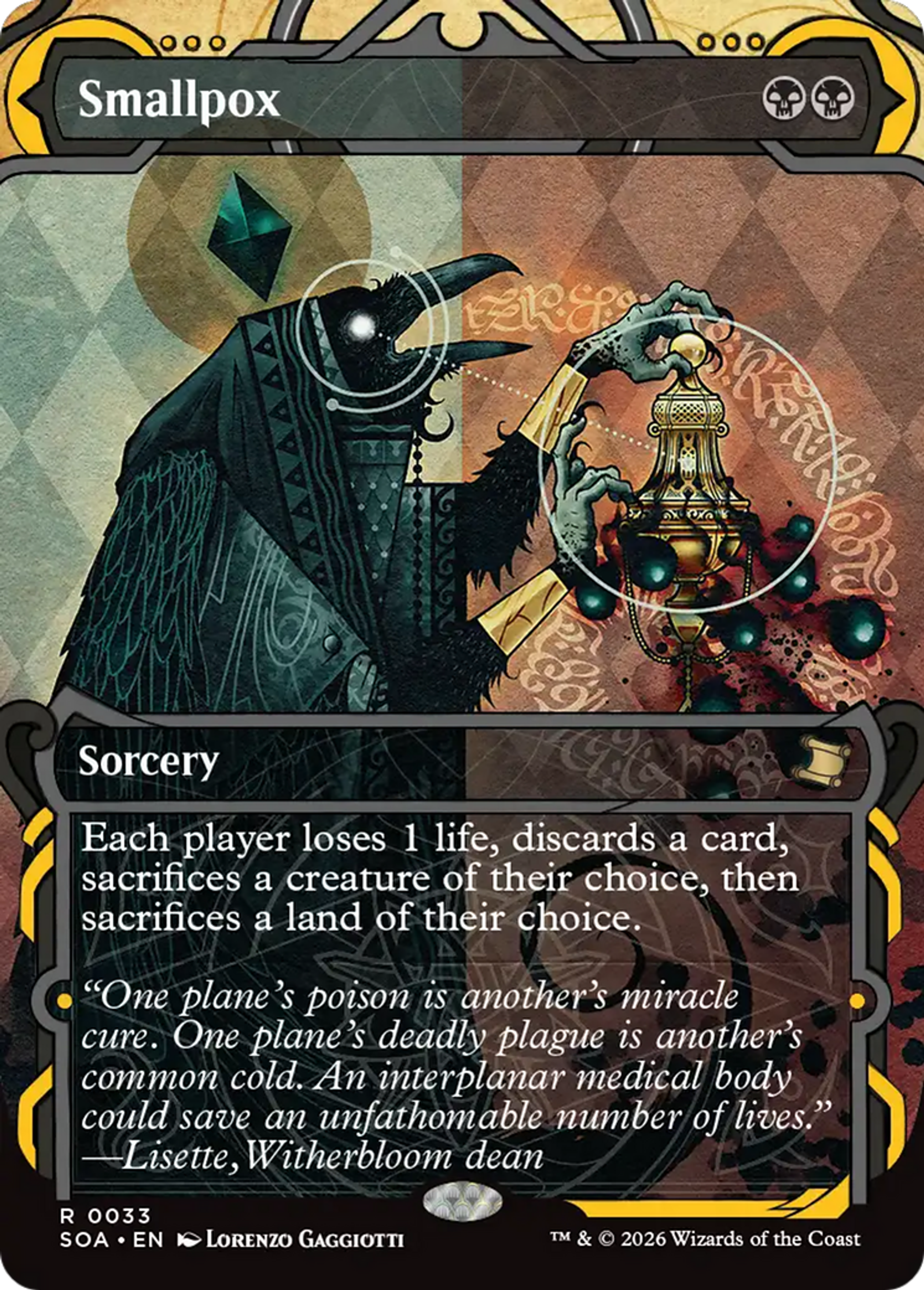 Smallpox — Secrets of Strixhaven Mystical Archive — Magic: The Gathering