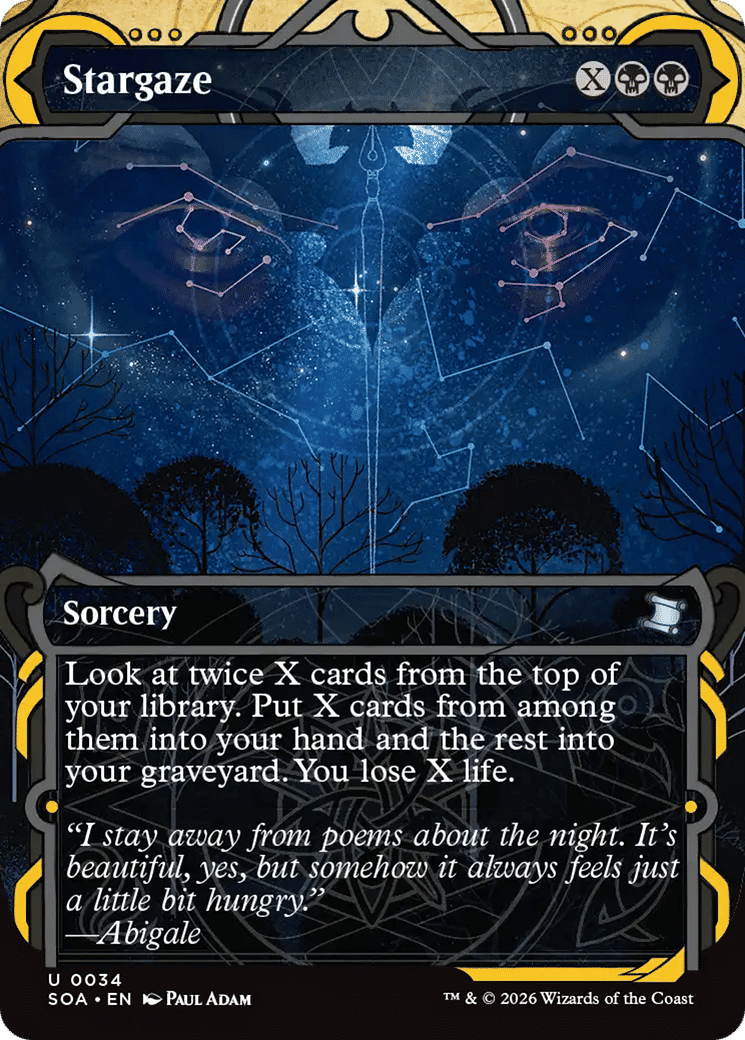Stargaze — Secrets of Strixhaven Mystical Archive — Magic: The Gathering