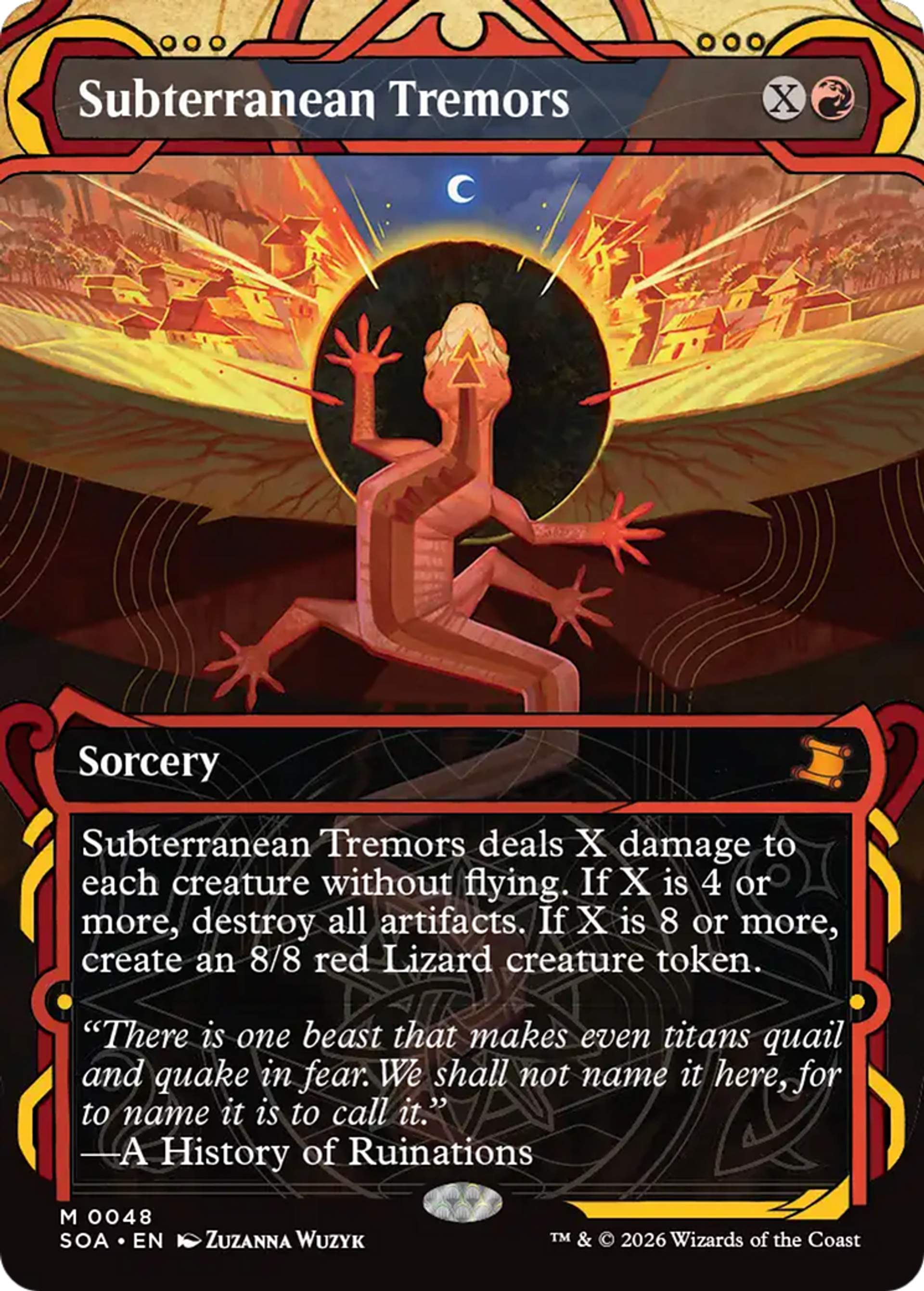 Subterranean Tremors — Secrets of Strixhaven Mystical Archive — Magic: The Gathering