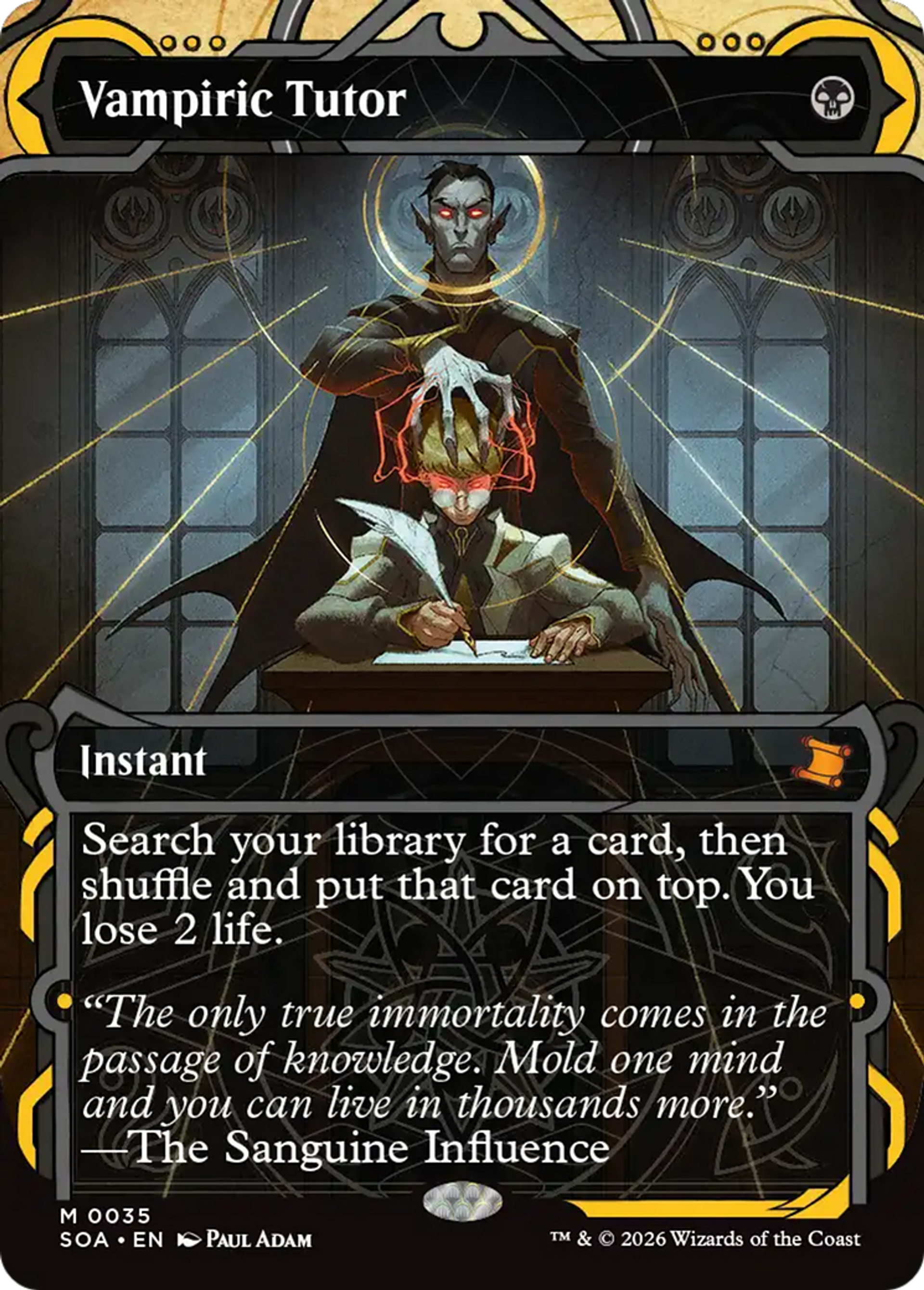 Vampiric Tutor — Secrets of Strixhaven Mystical Archive — Magic: The Gathering