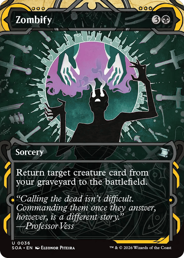 Zombify — Secrets of Strixhaven Mystical Archive — Magic: The Gathering