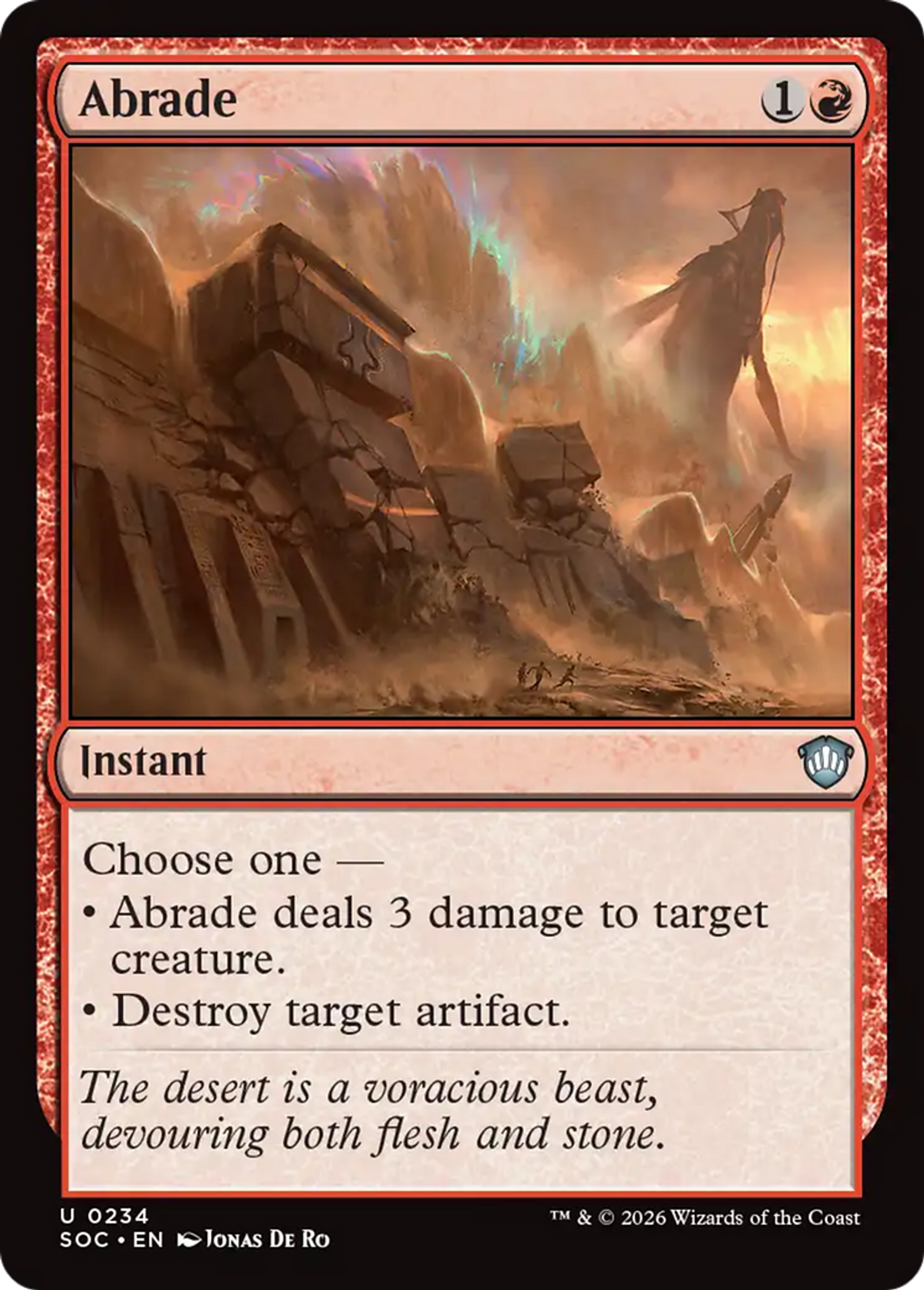 Fissuration — Secrets of Strixhaven Commander — Magic: The Gathering