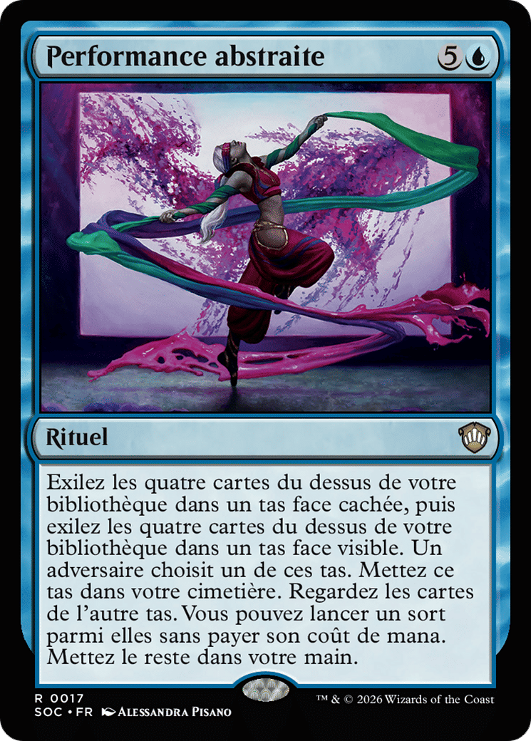 Performance abstraite — Secrets of Strixhaven Commander — Magic: The Gathering