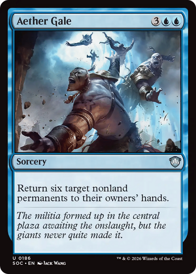 Aether Gale — Secrets of Strixhaven Commander — Magic: The Gathering