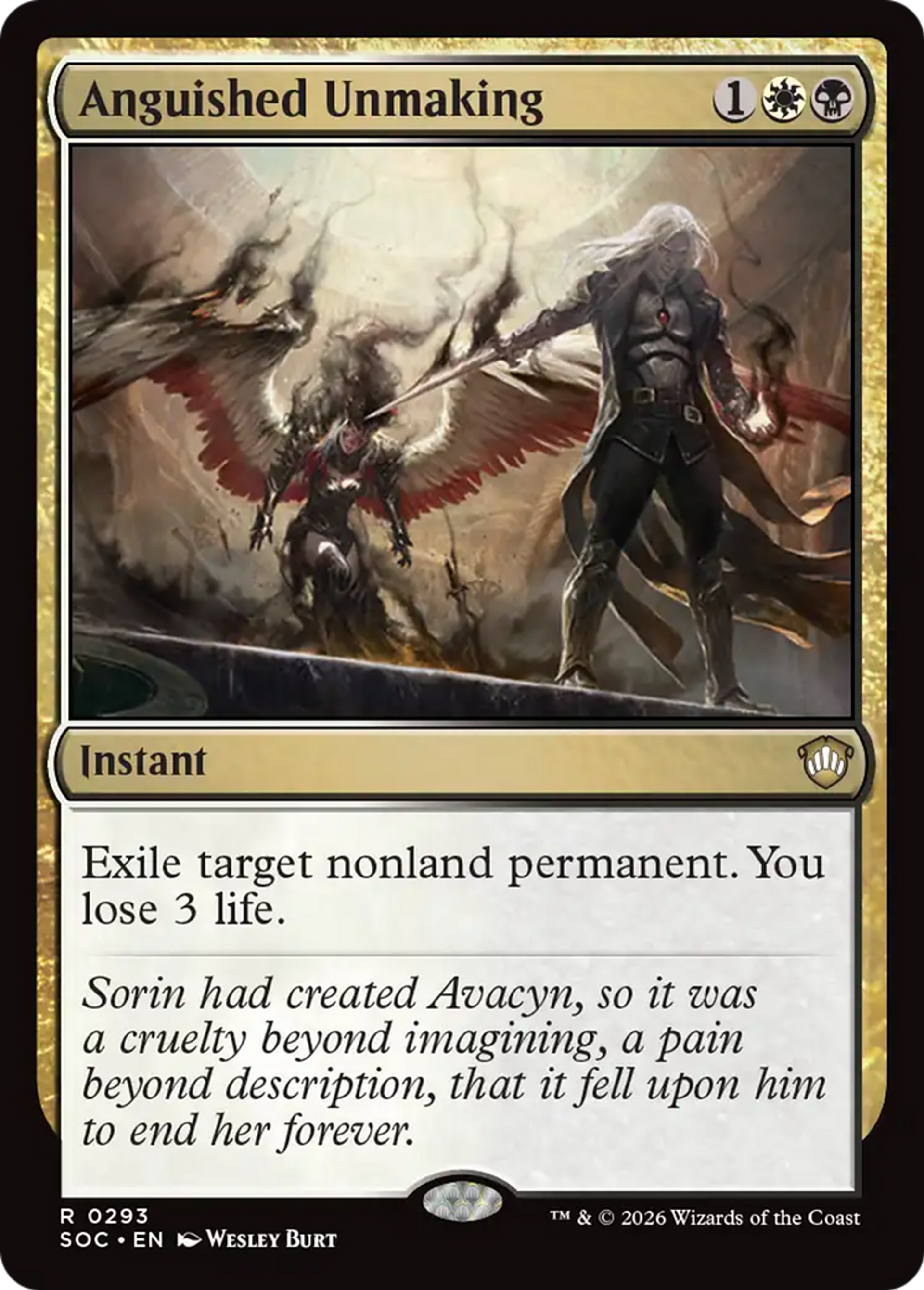 Annulation angoissée — Secrets of Strixhaven Commander — Magic: The Gathering