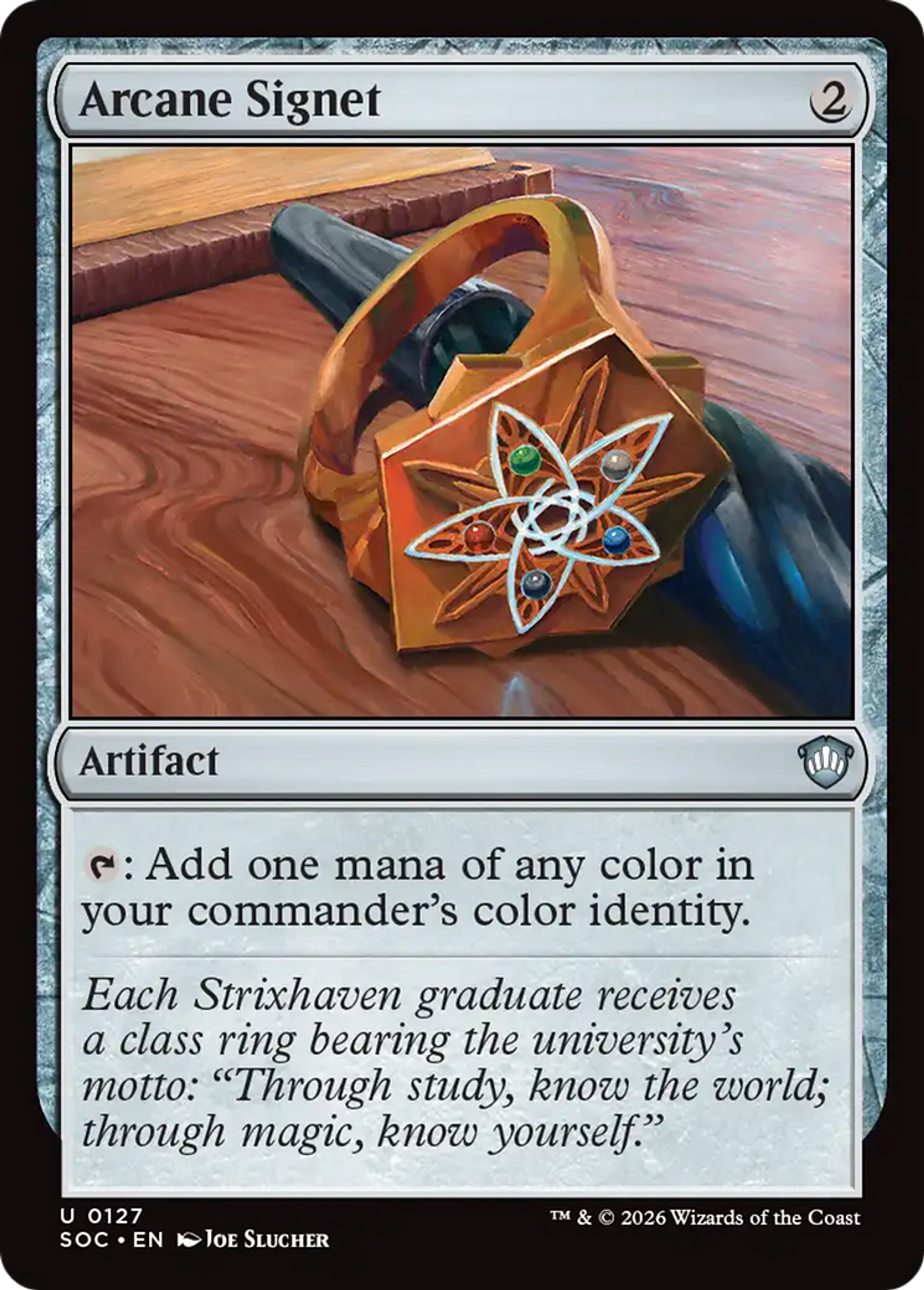 Cachet d'ésotérisme — Secrets of Strixhaven Commander — Magic: The Gathering