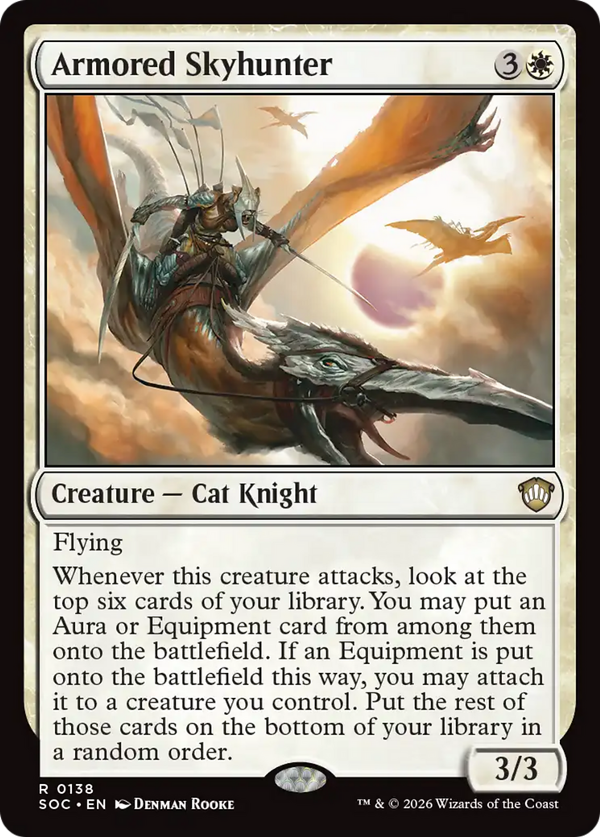 Chasseciel cuirassée — Secrets of Strixhaven Commander — Magic: The Gathering