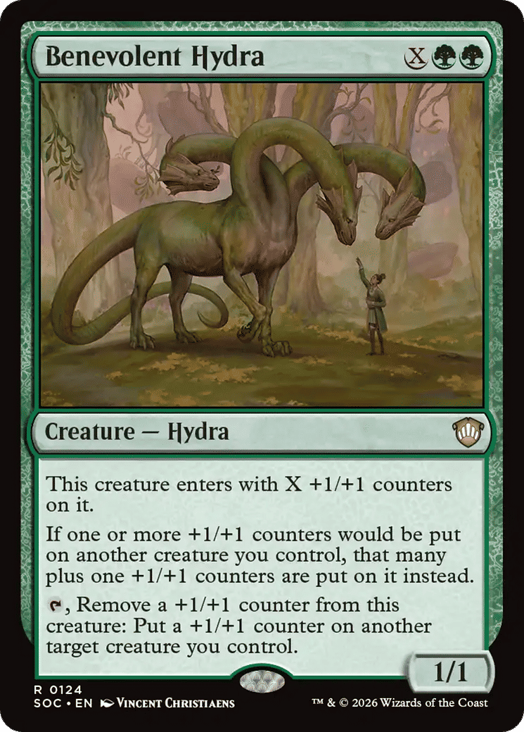 Benevolent Hydra — Secrets of Strixhaven Commander — Magic: The Gathering