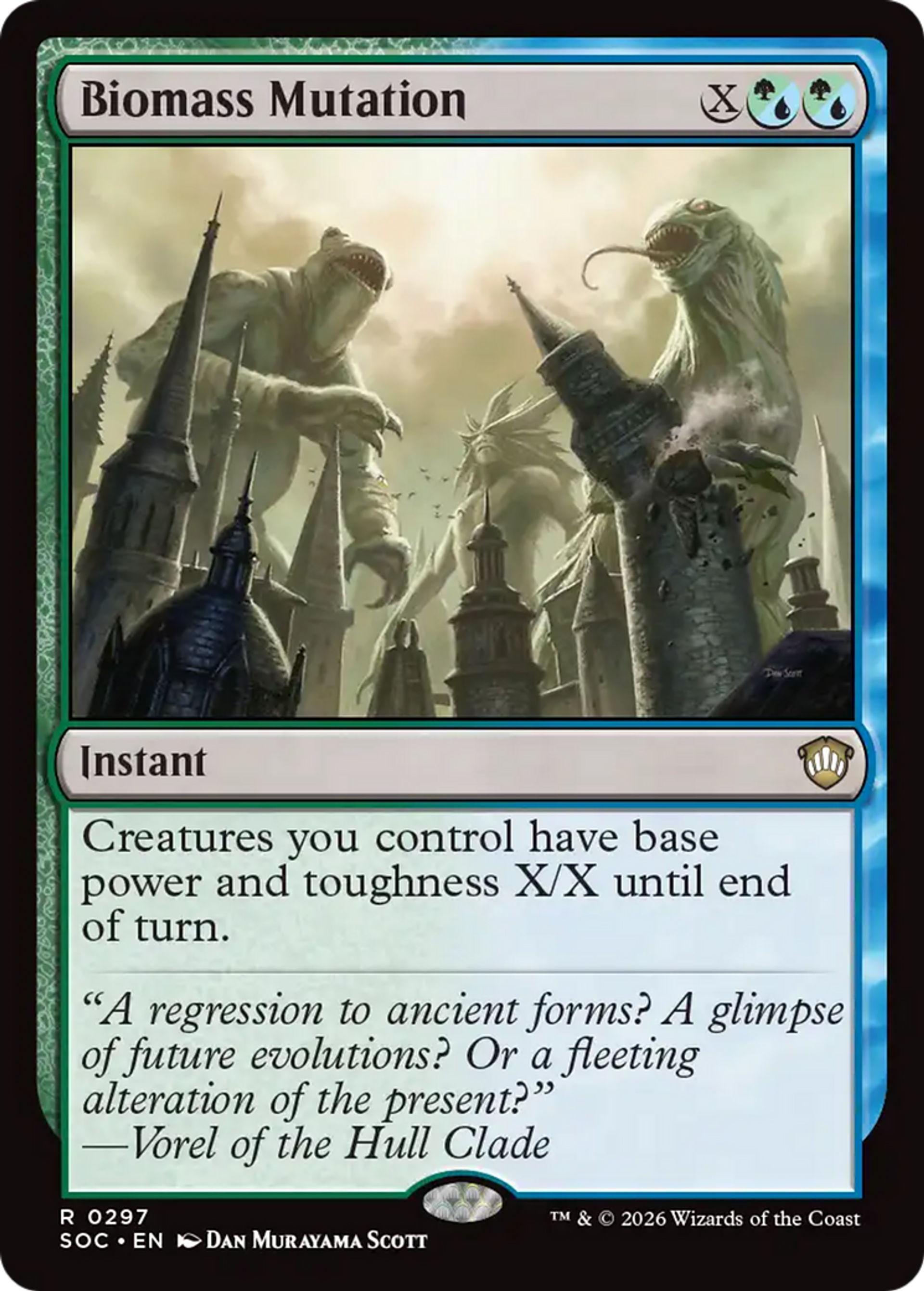 Mutation de biomasse — Secrets of Strixhaven Commander — Magic: The Gathering