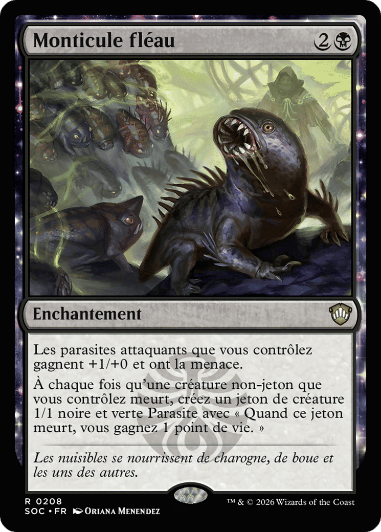 Monticule fléau — Secrets of Strixhaven Commander — Magic: The Gathering
