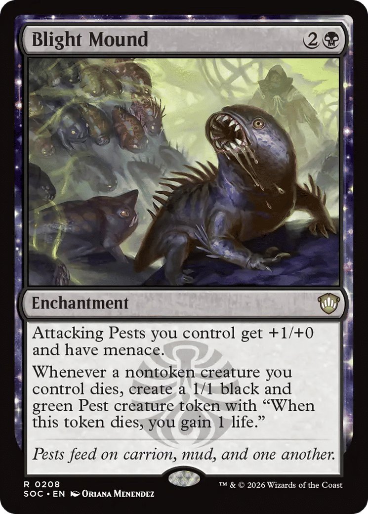 Blight Mound — Secrets of Strixhaven Commander — Magic: The Gathering