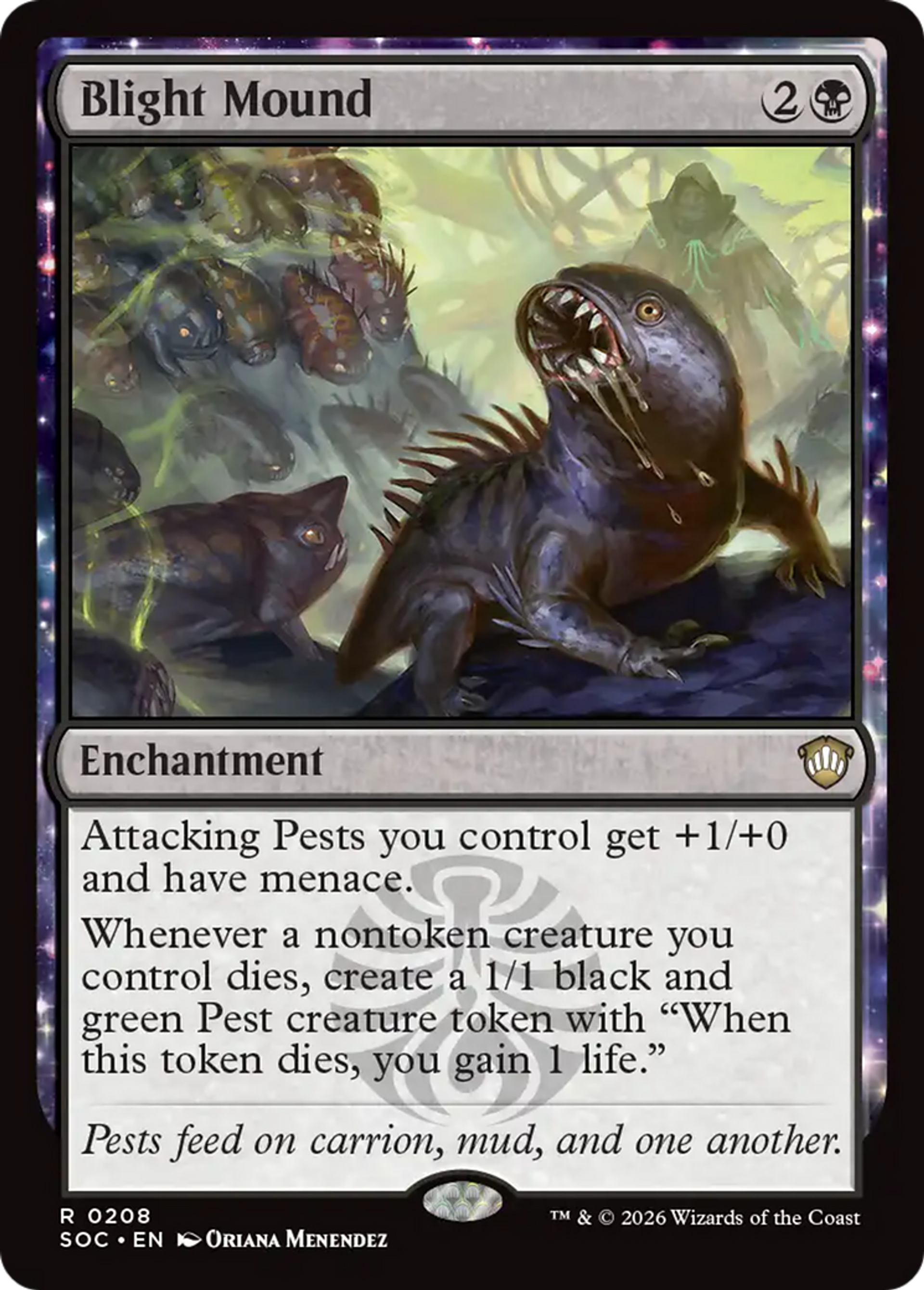 Monticule fléau — Secrets of Strixhaven Commander — Magic: The Gathering
