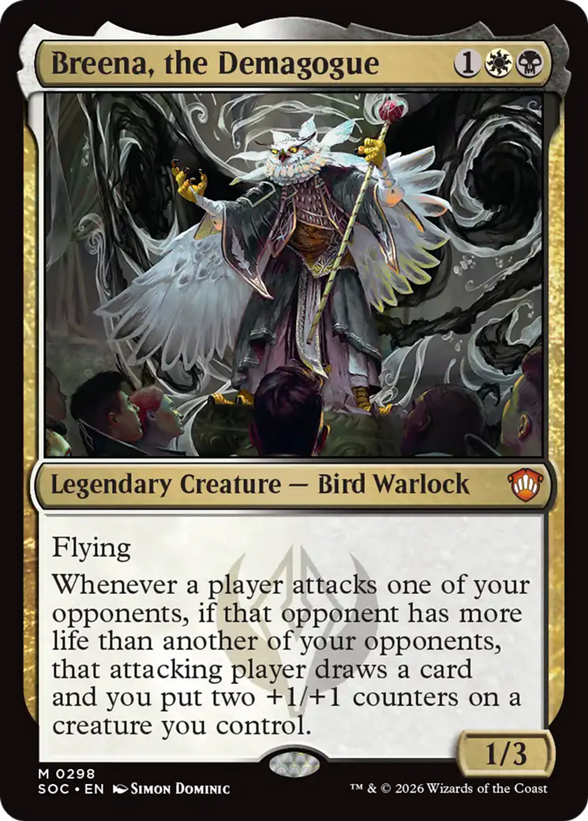 Breena, the Demagogue — Secrets of Strixhaven Commander — Magic: The Gathering