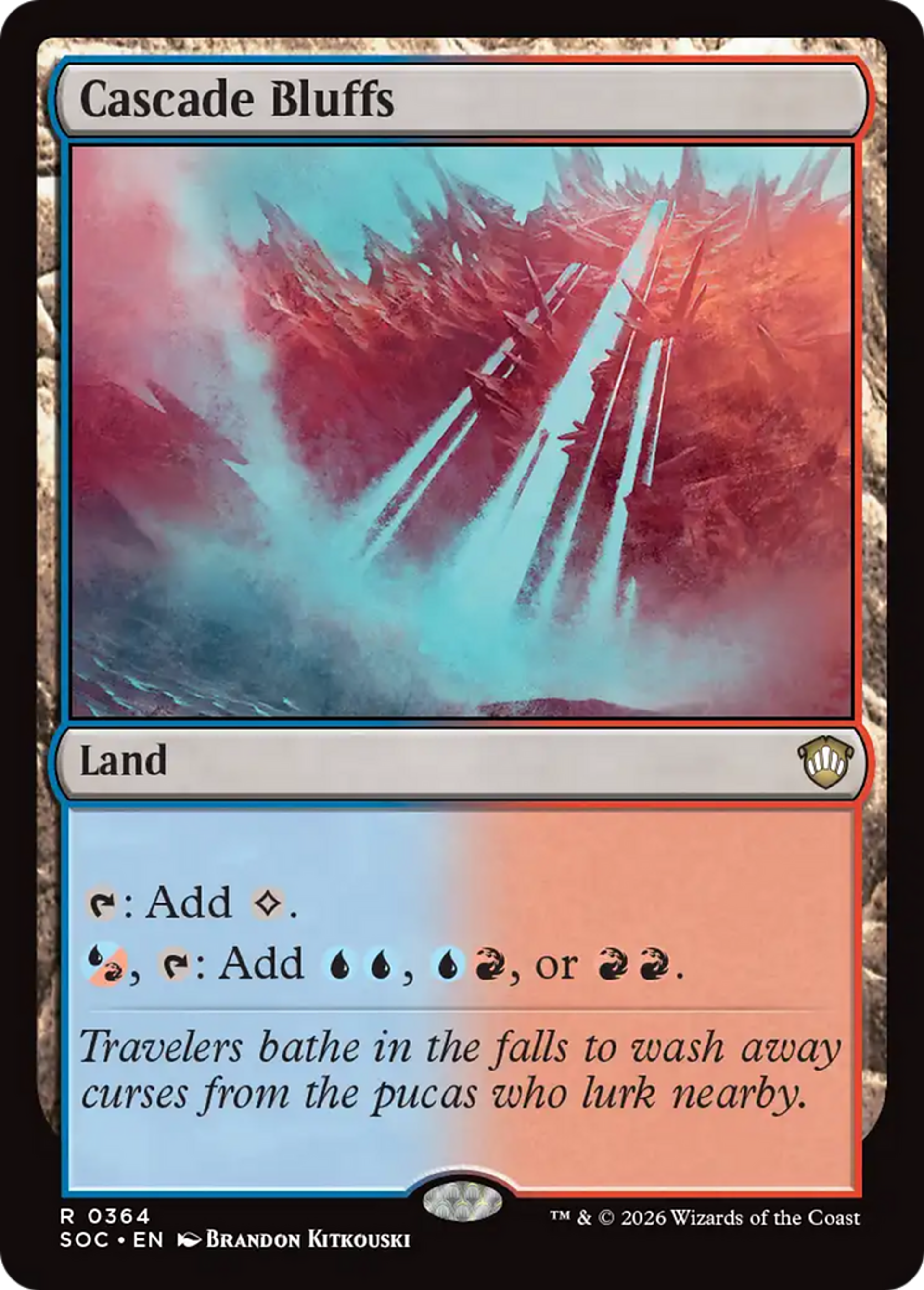 Saillies de la cascade — Secrets of Strixhaven Commander — Magic: The Gathering