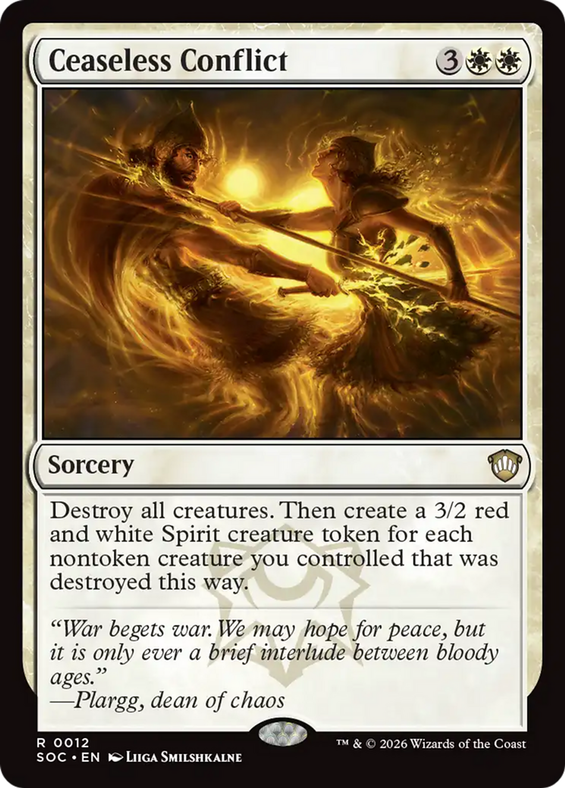 Ceaseless Conflict — Secrets of Strixhaven Commander — Magic: The Gathering
