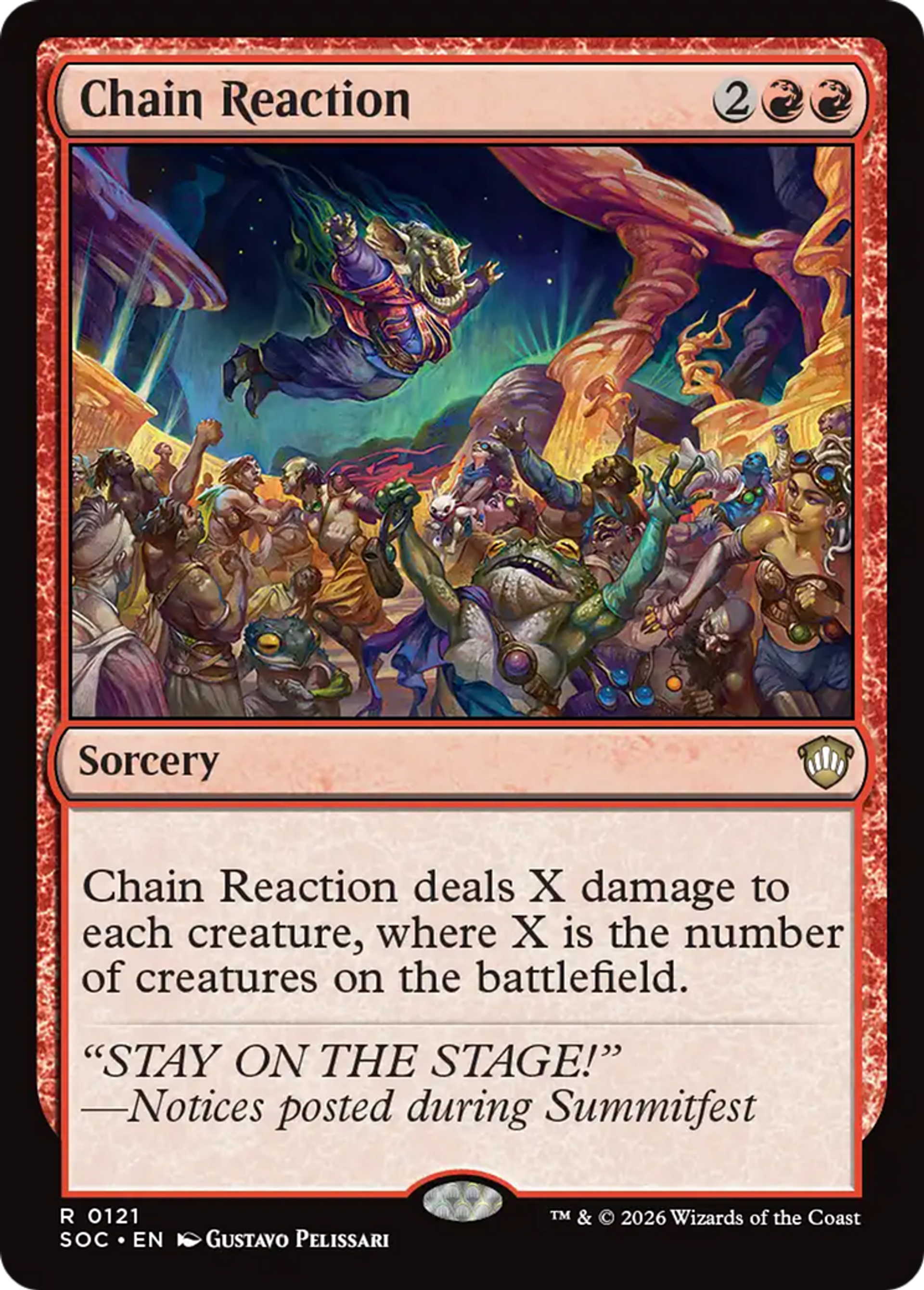Réaction en chaîne — Secrets of Strixhaven Commander — Magic: The Gathering