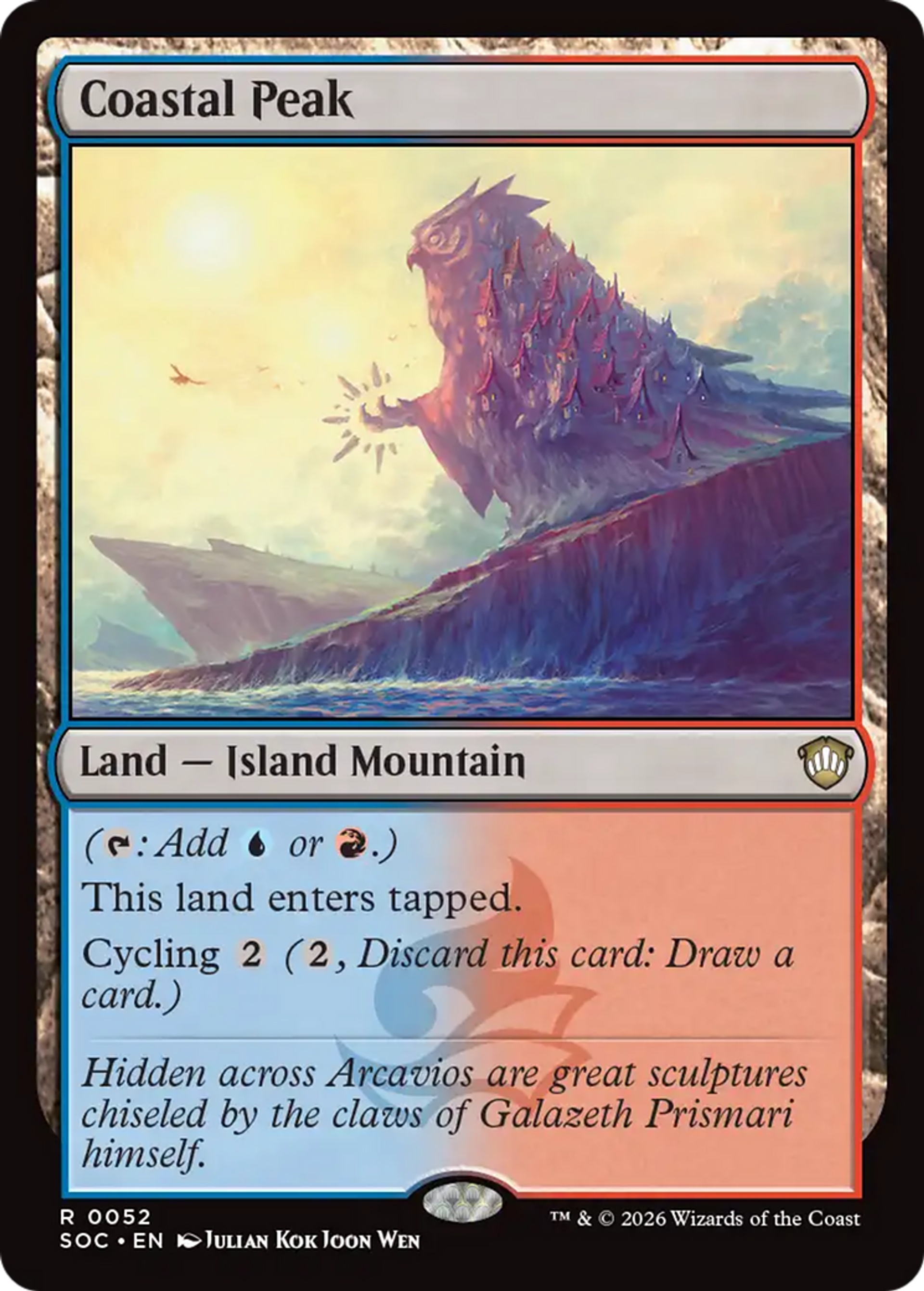 Coastal Peak — Secrets of Strixhaven Commander — Magic: The Gathering
