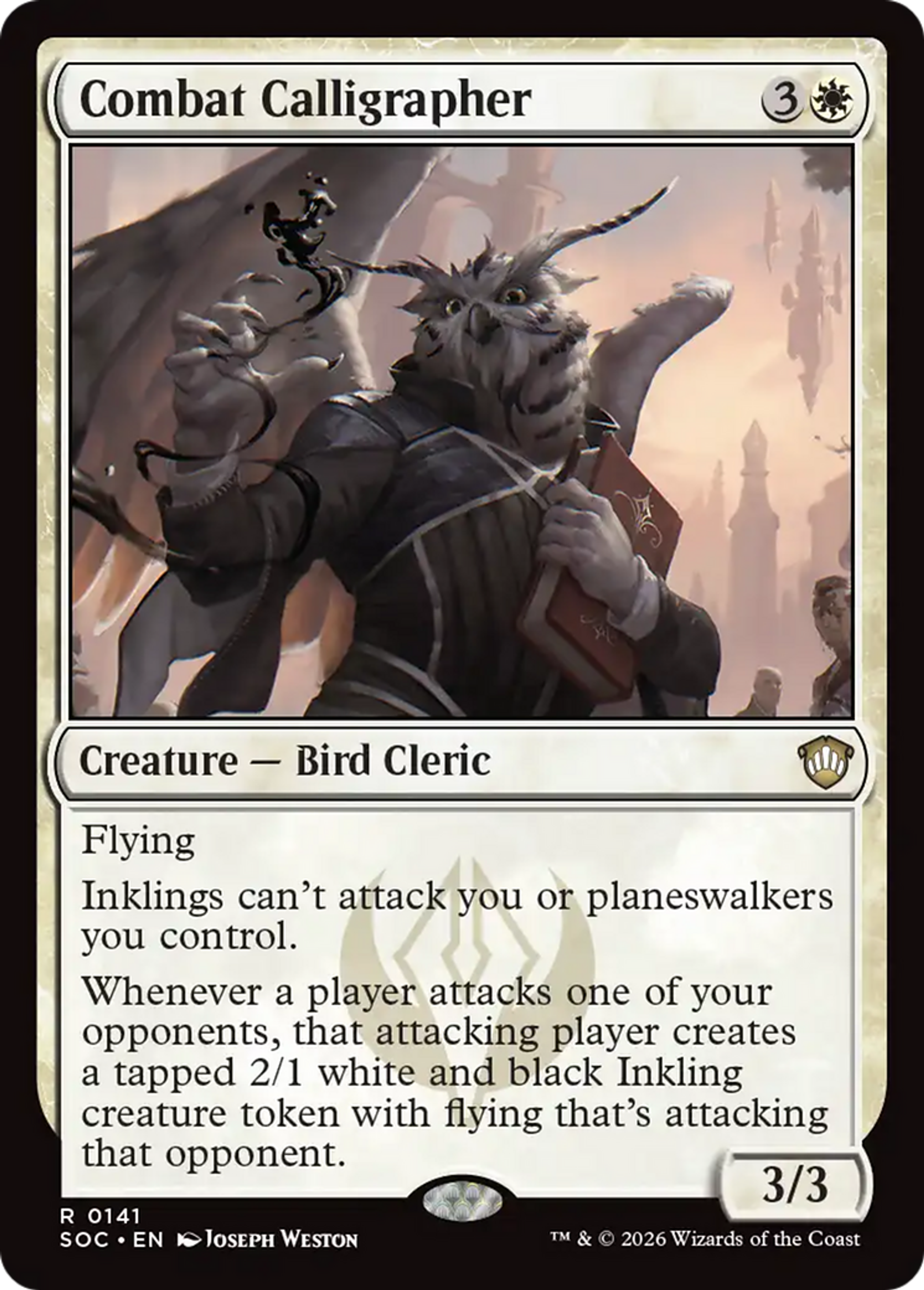 Calligraphe de combat — Secrets of Strixhaven Commander — Magic: The Gathering