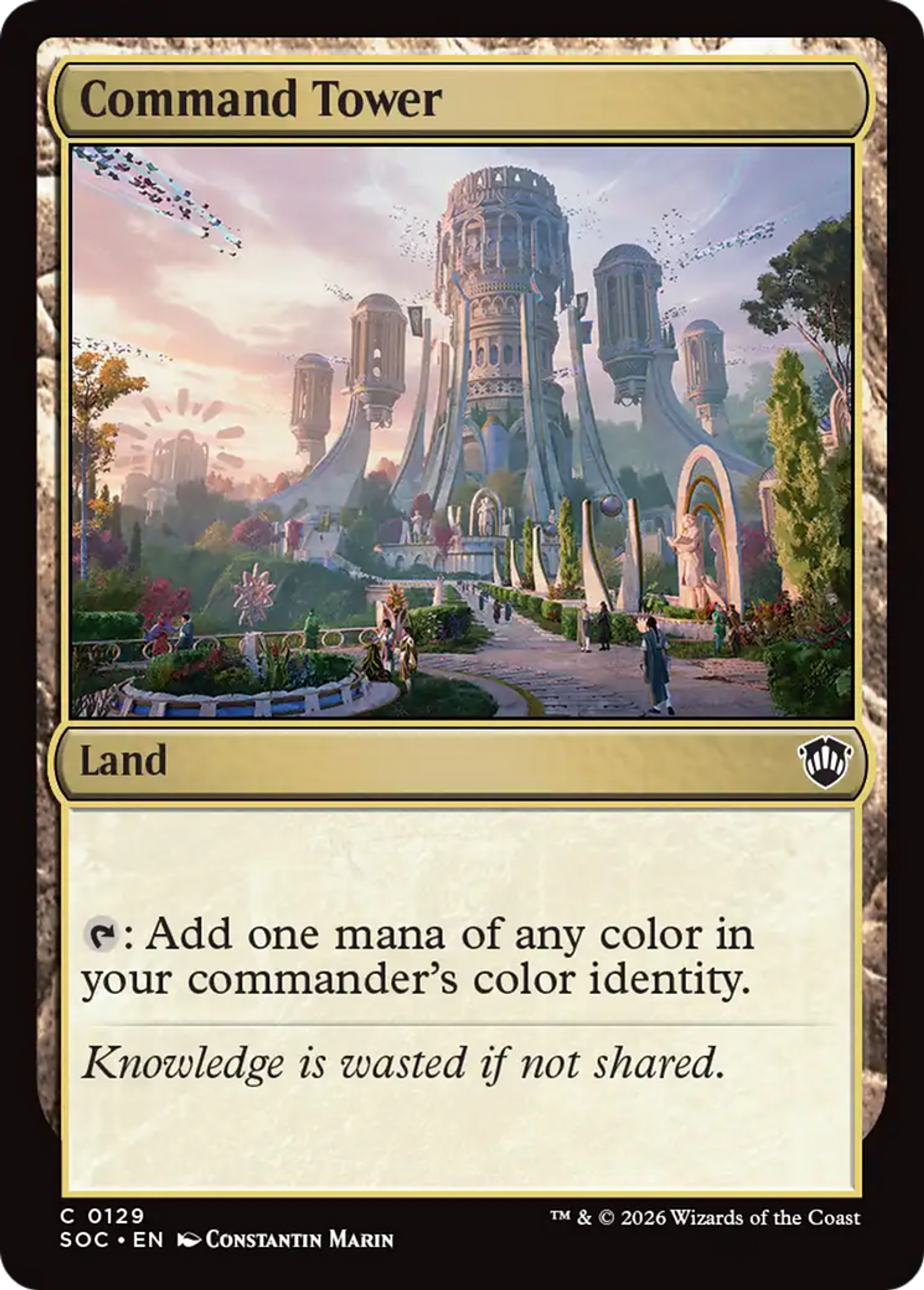 Tour de commandement — Secrets of Strixhaven Commander — Magic: The Gathering