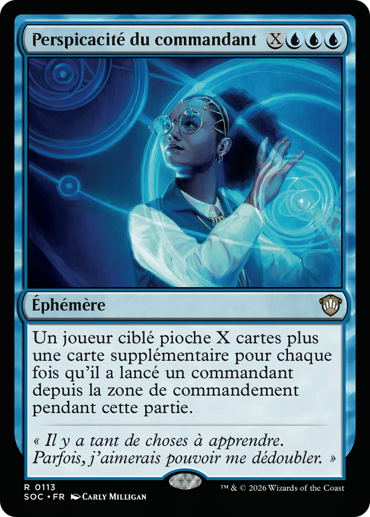 Perspicacité du commandant — Secrets of Strixhaven Commander — Magic: The Gathering