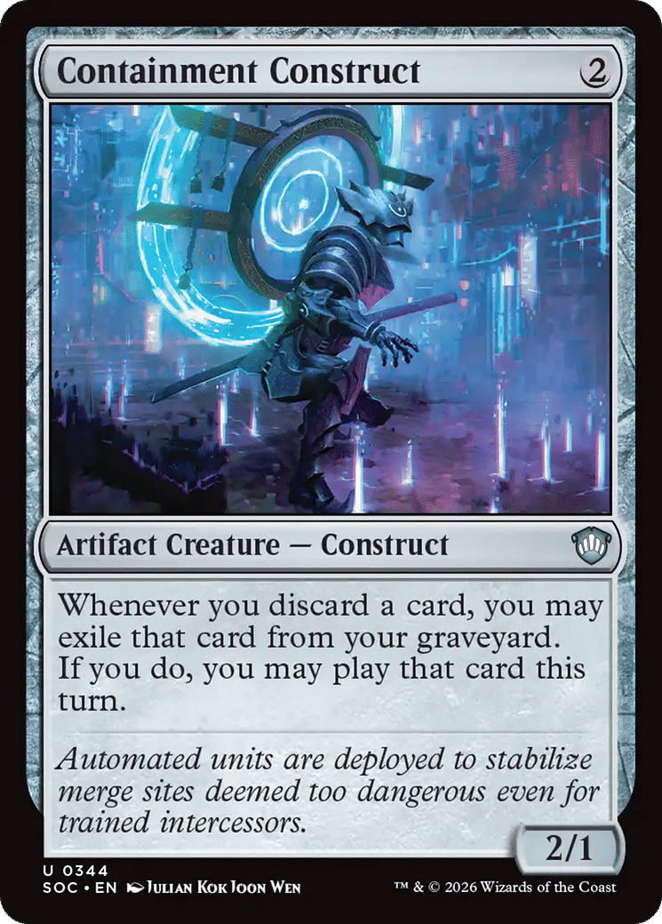 Containment Construct — Secrets of Strixhaven Commander — Magic: The Gathering