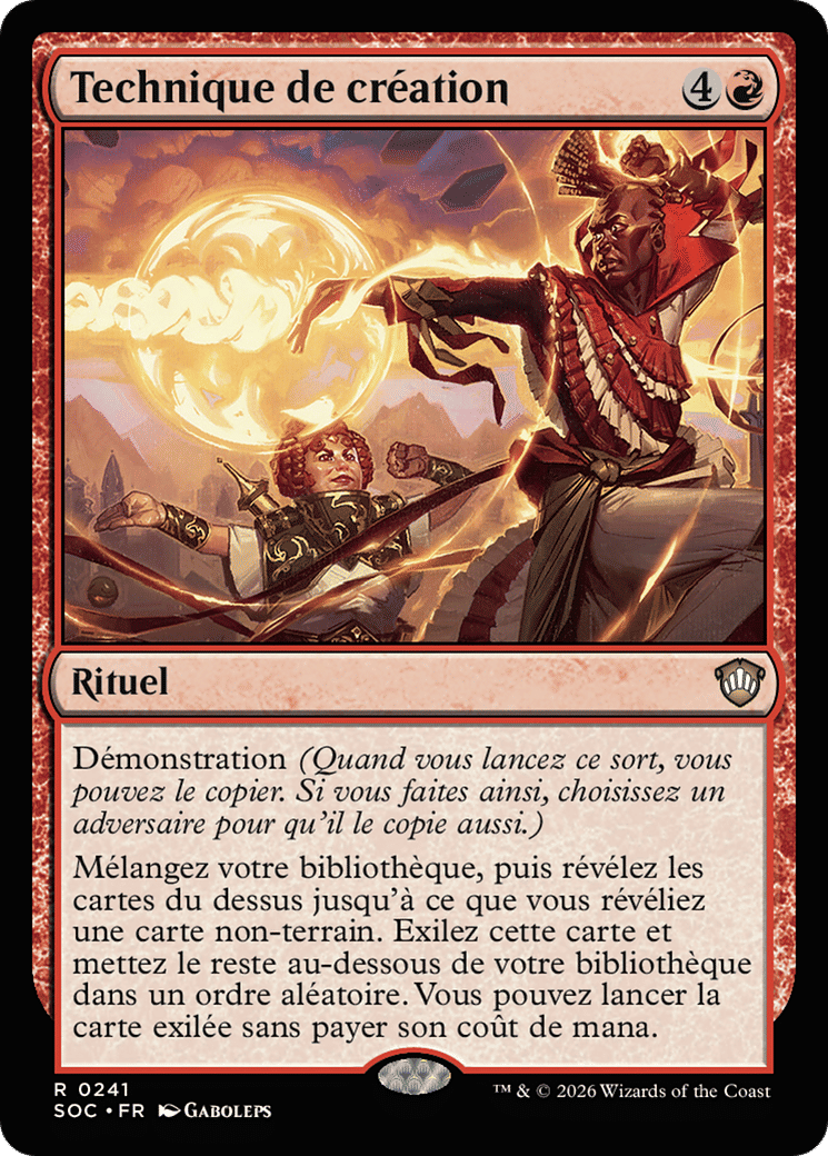 Technique de création — Secrets of Strixhaven Commander — Magic: The Gathering