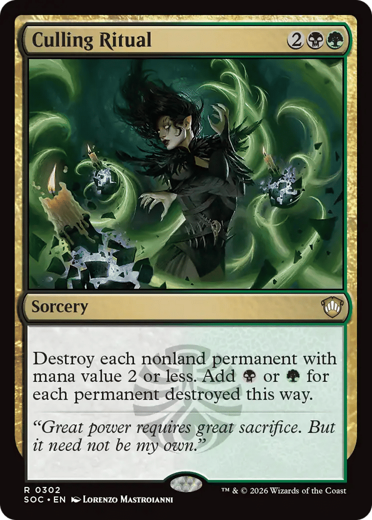 Rituel sacrificiel — Secrets of Strixhaven Commander — Magic: The Gathering