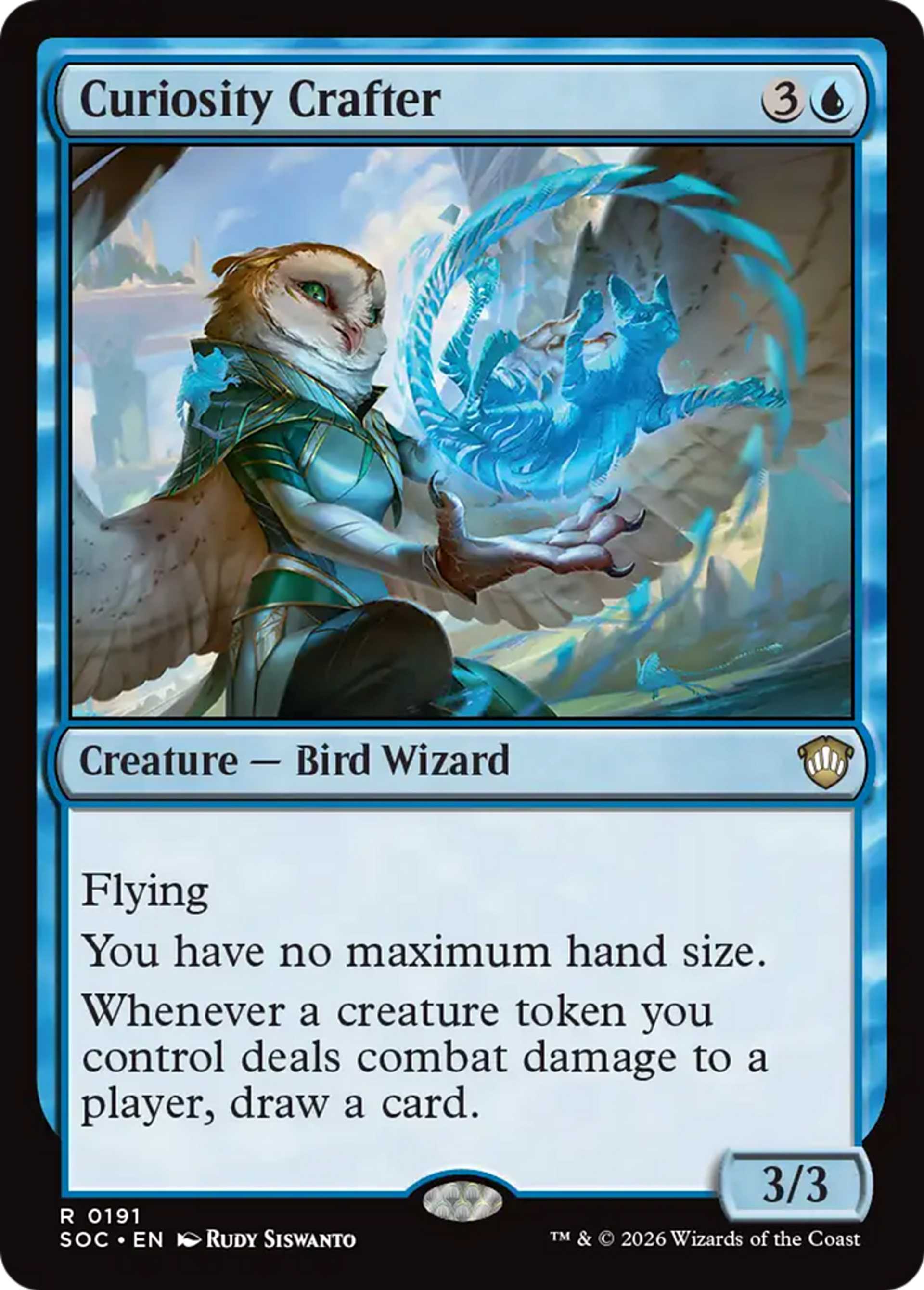 Façonneuse de curiosité — Secrets of Strixhaven Commander — Magic: The Gathering