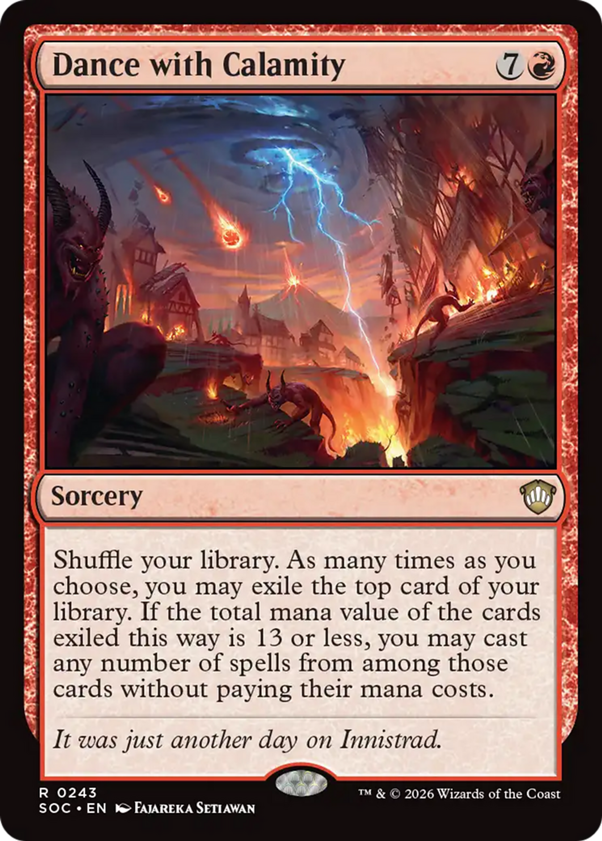 Jouer avec la calamité — Secrets of Strixhaven Commander — Magic: The Gathering