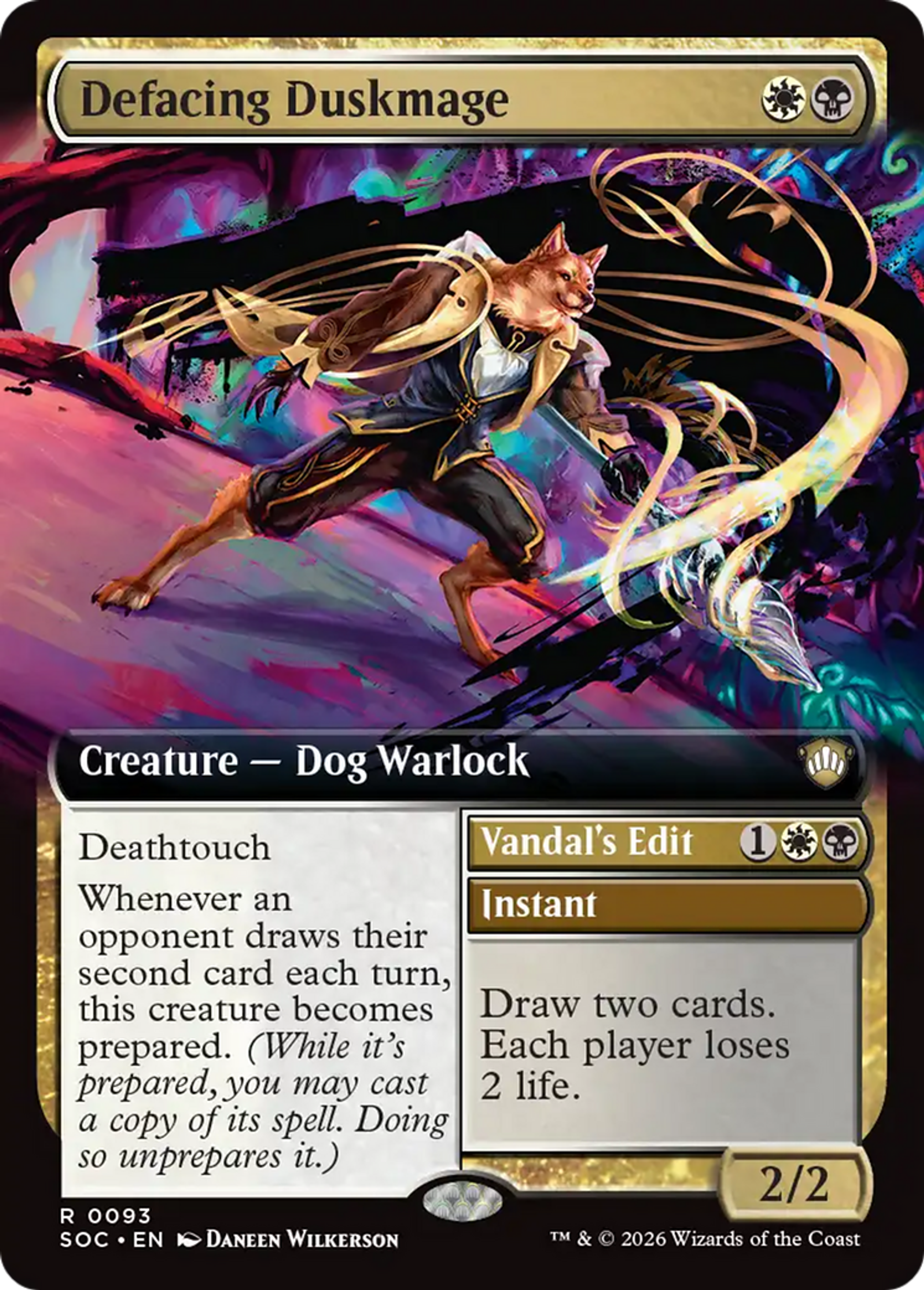 Brunemage mutilateur // Vandal's Edit — Secrets of Strixhaven Commander — Magic: The Gathering