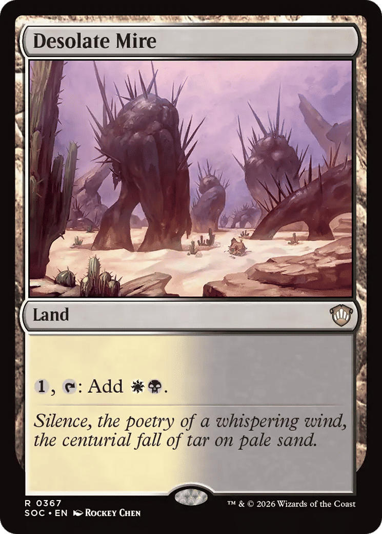 Desolate Mire — Secrets of Strixhaven Commander — Magic: The Gathering