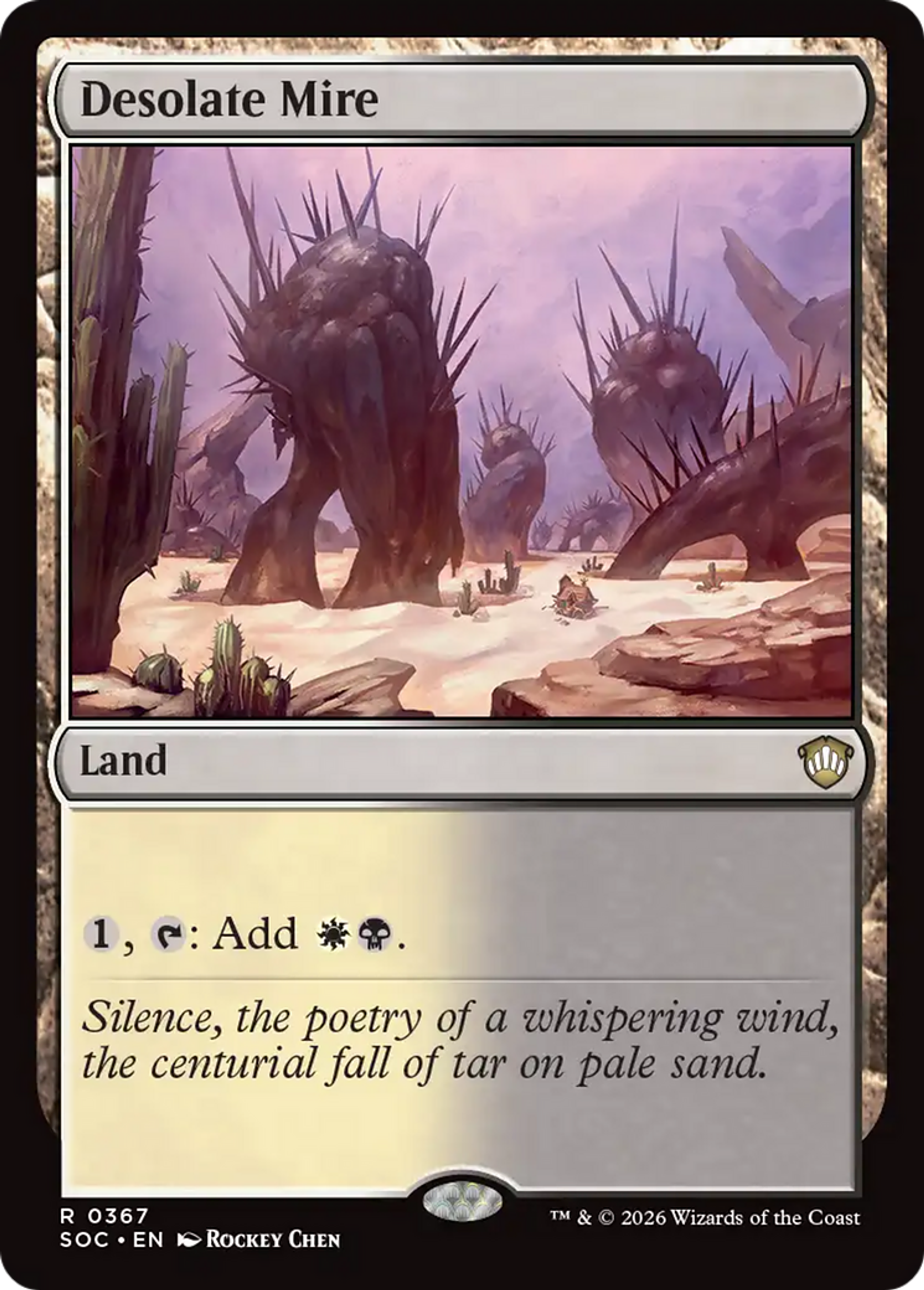 Bourbier abandonné — Secrets of Strixhaven Commander — Magic: The Gathering