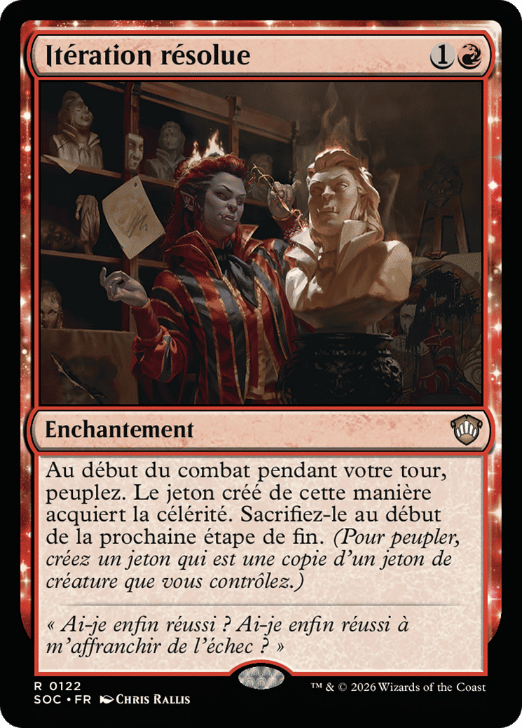 Itération résolue — Secrets of Strixhaven Commander — Magic: The Gathering