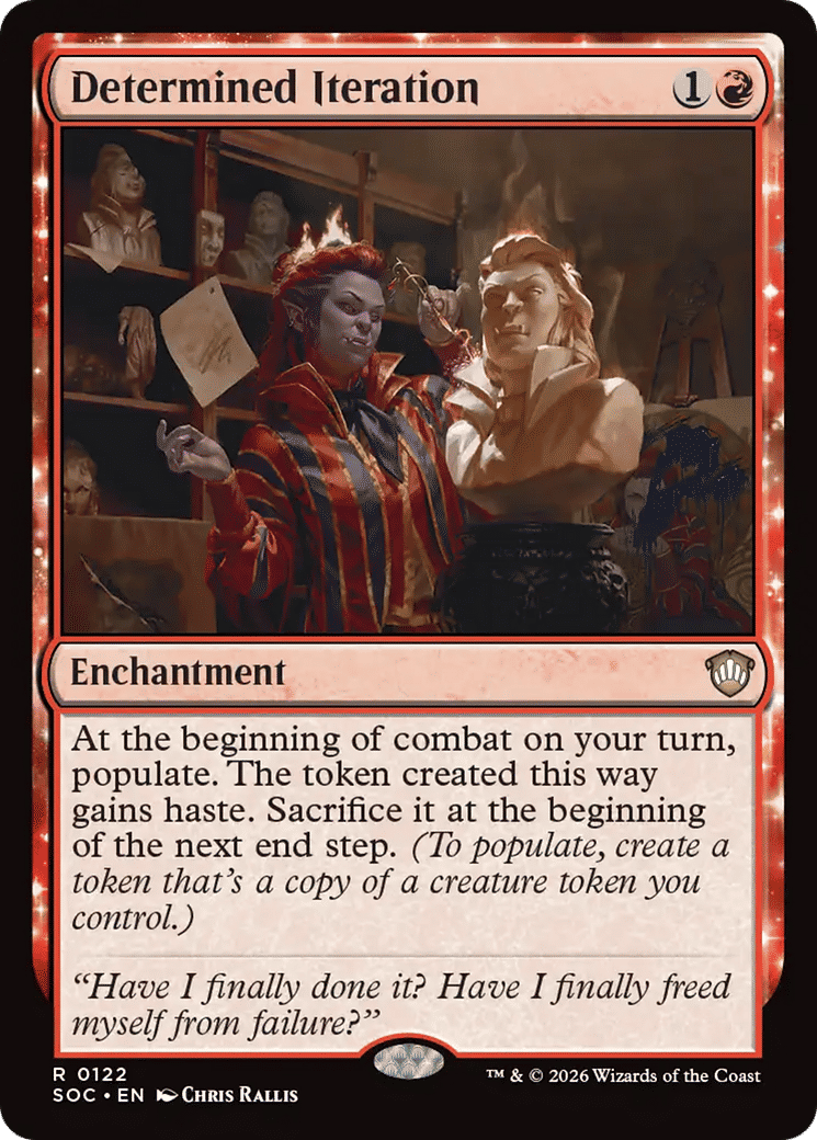 Determined Iteration — Secrets of Strixhaven Commander — Magic: The Gathering