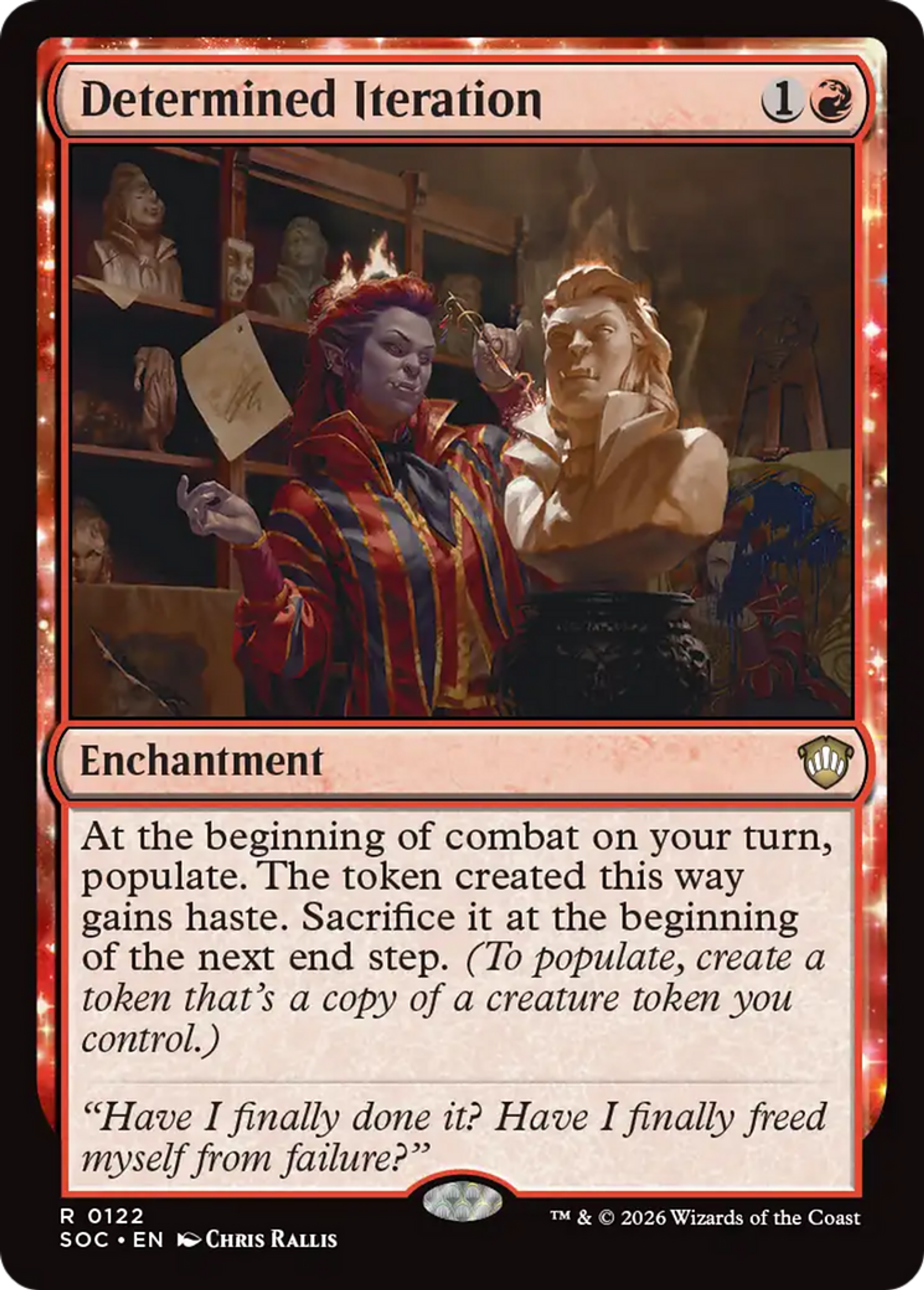 Itération résolue — Secrets of Strixhaven Commander — Magic: The Gathering
