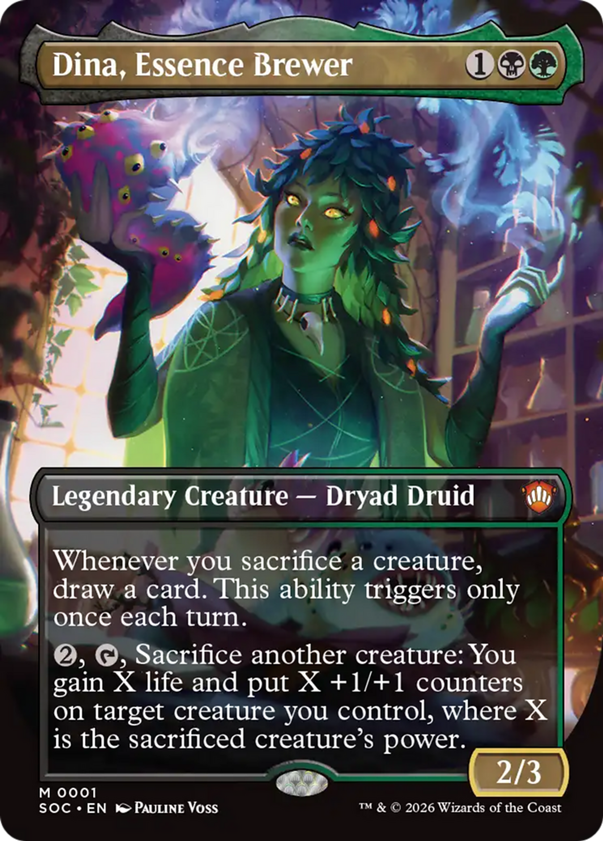 Dina, Essence Brewer — Secrets of Strixhaven Commander — Magic: The Gathering