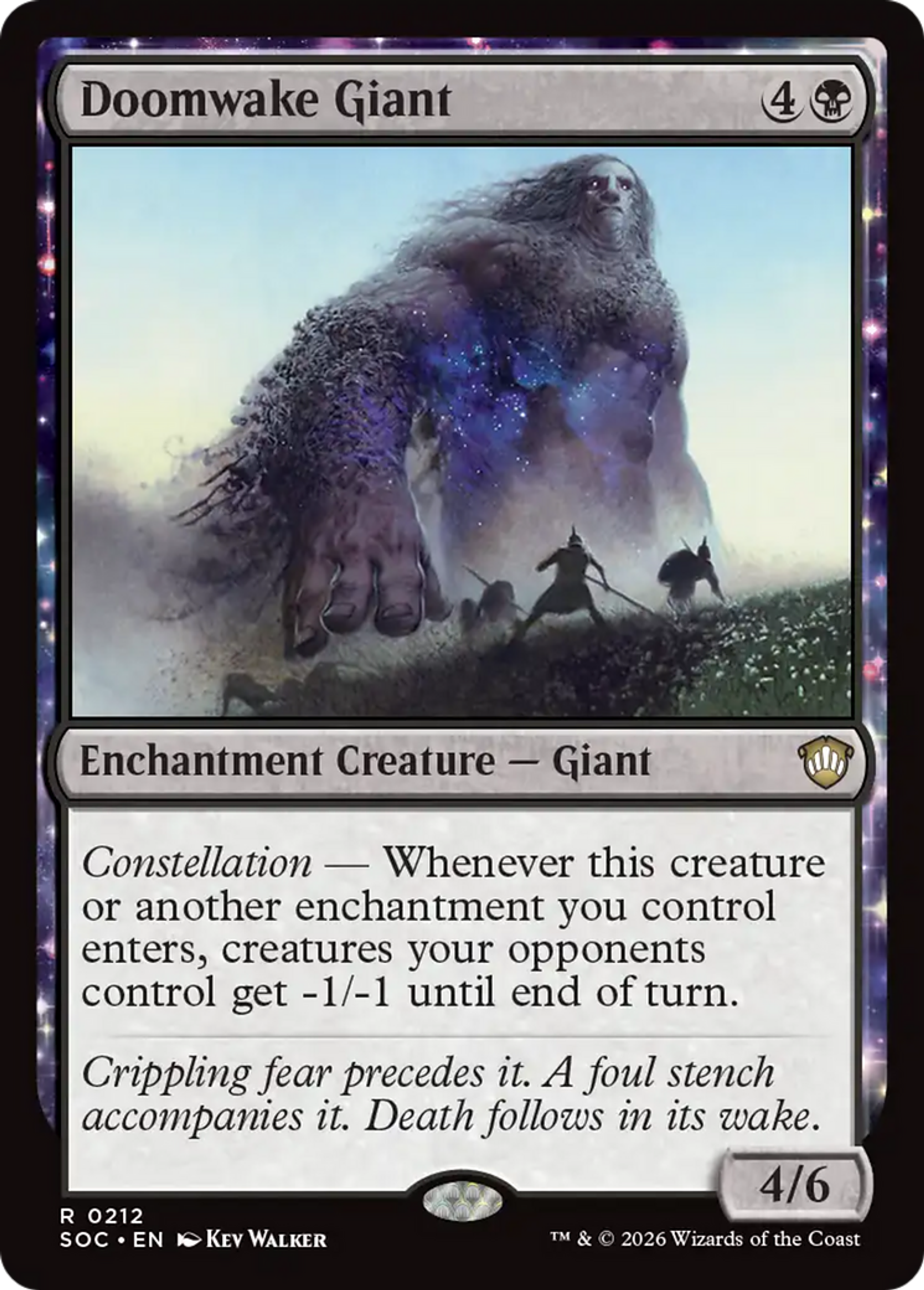 Géant au sillage funeste — Secrets of Strixhaven Commander — Magic: The Gathering