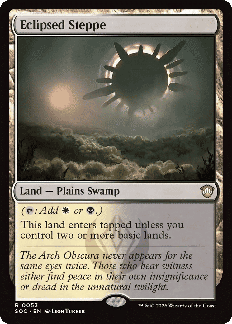 Eclipsed Steppe — Secrets of Strixhaven Commander — Magic: The Gathering