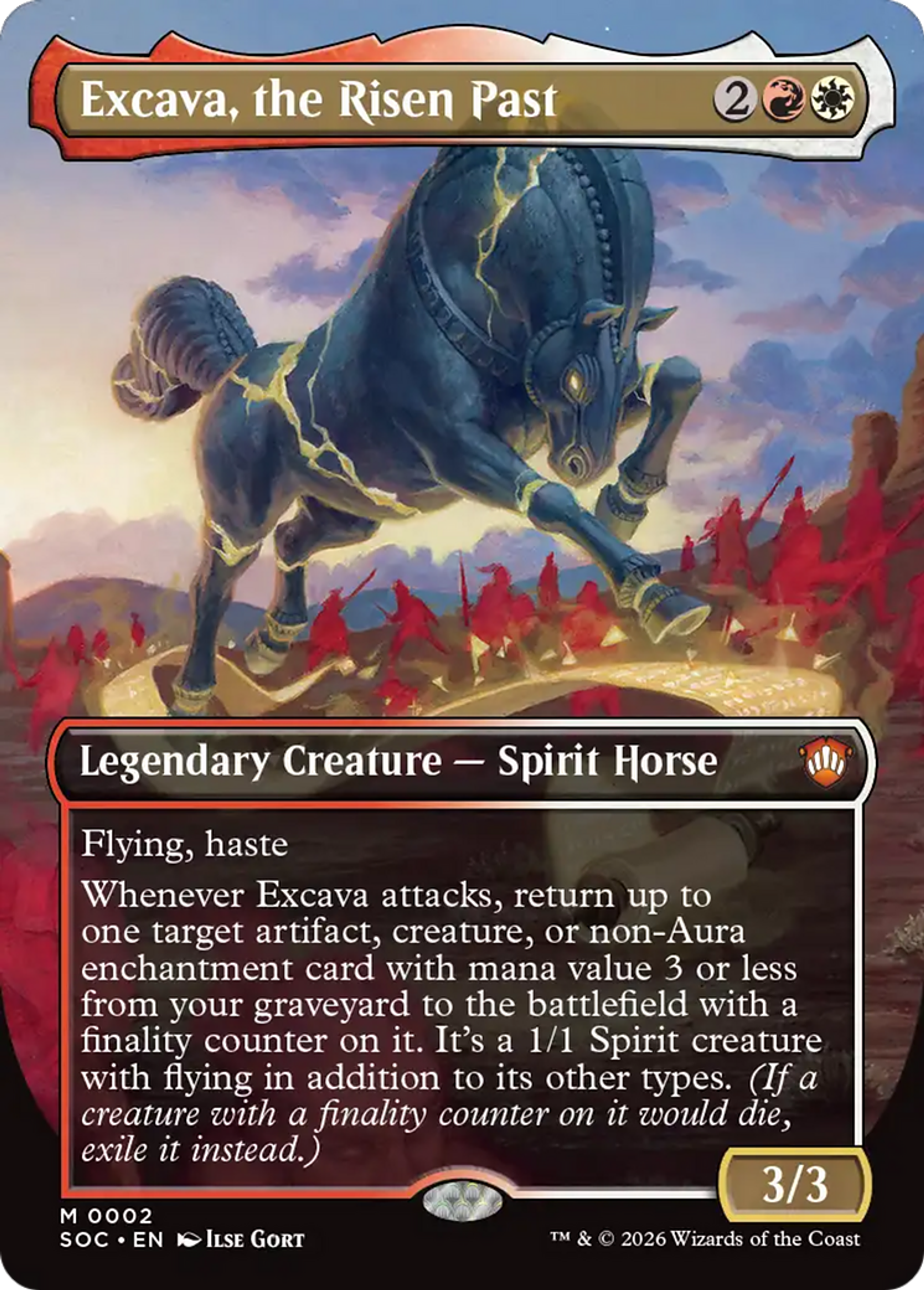 Excava, the Risen Past — Secrets of Strixhaven Commander — Magic: The Gathering