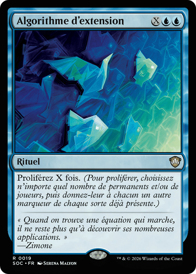 Algorithme d'extension — Secrets of Strixhaven Commander — Magic: The Gathering