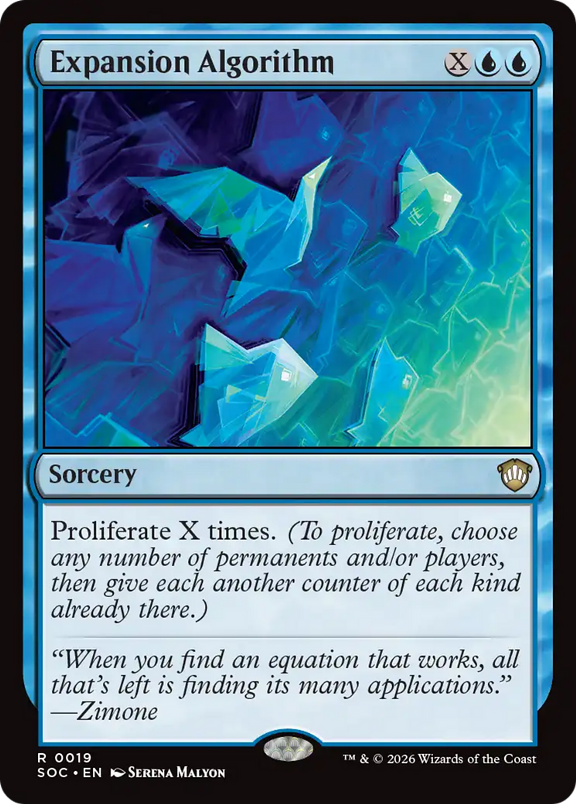 Expansion Algorithm — Secrets of Strixhaven Commander — Magic: The Gathering