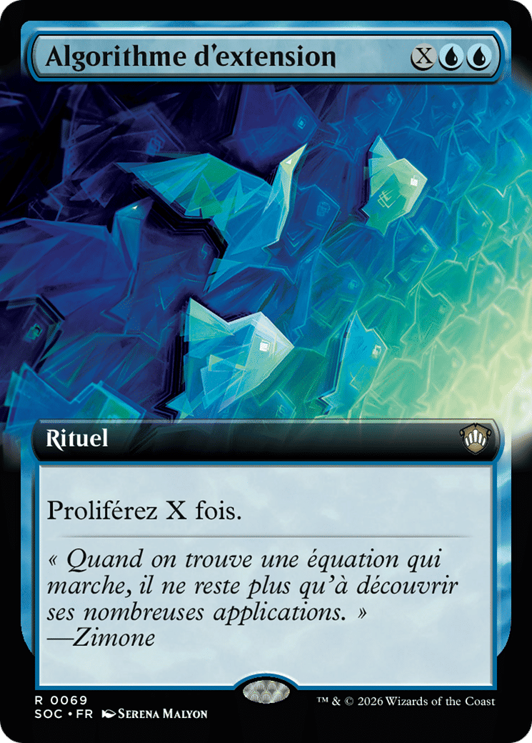 Algorithme d'extension — Secrets of Strixhaven Commander — Magic: The Gathering