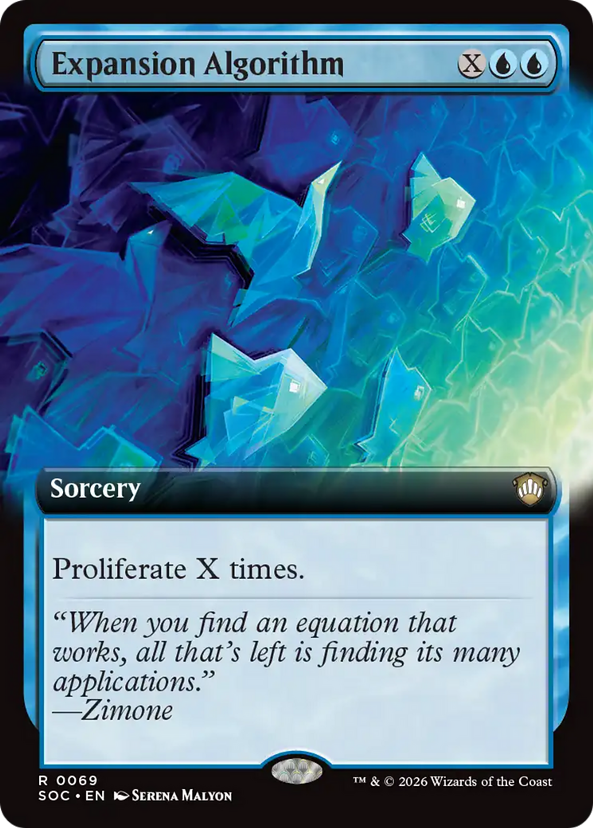 Algorithme d'extension — Secrets of Strixhaven Commander — Magic: The Gathering
