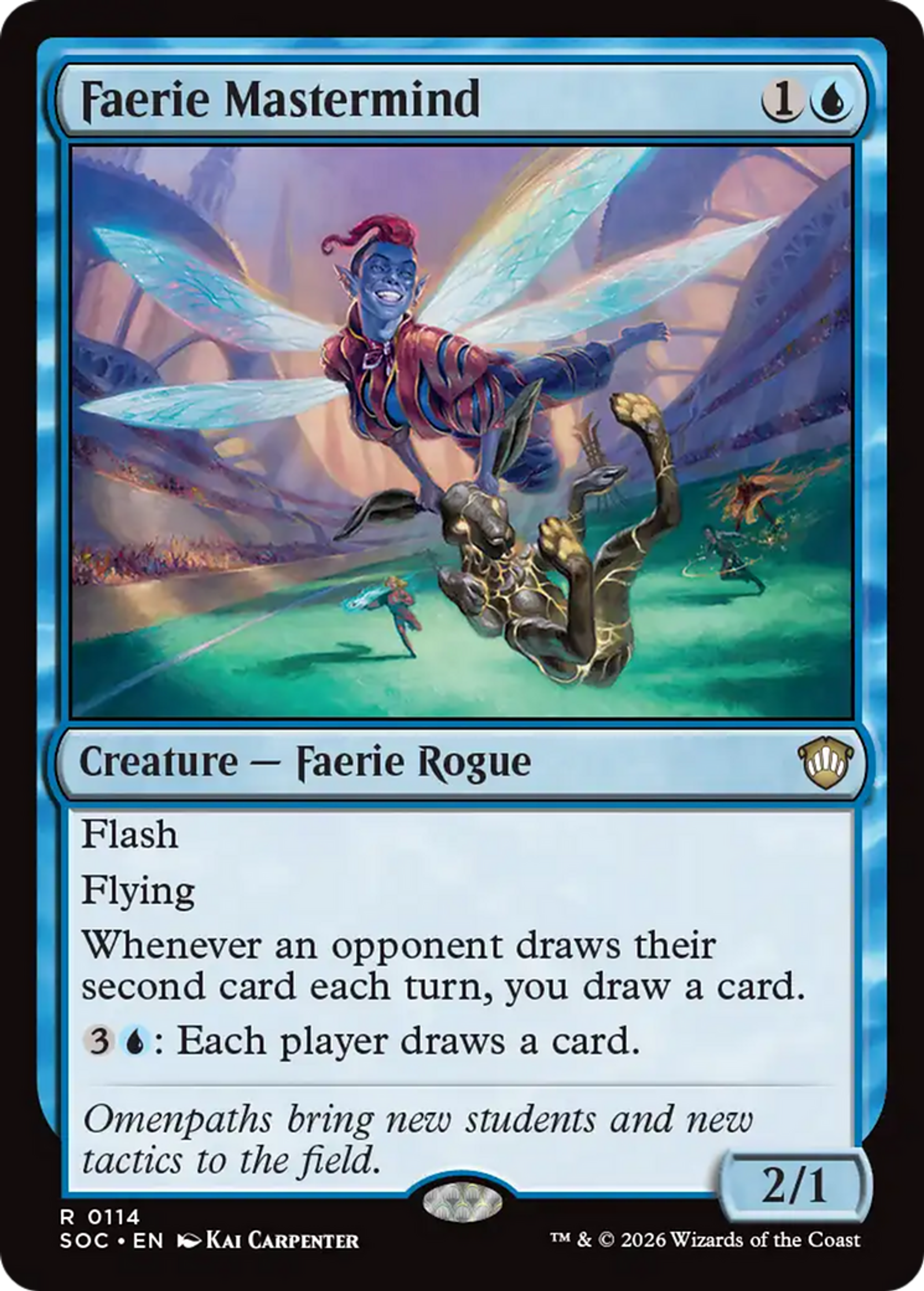 Érudit faerie — Secrets of Strixhaven Commander — Magic: The Gathering
