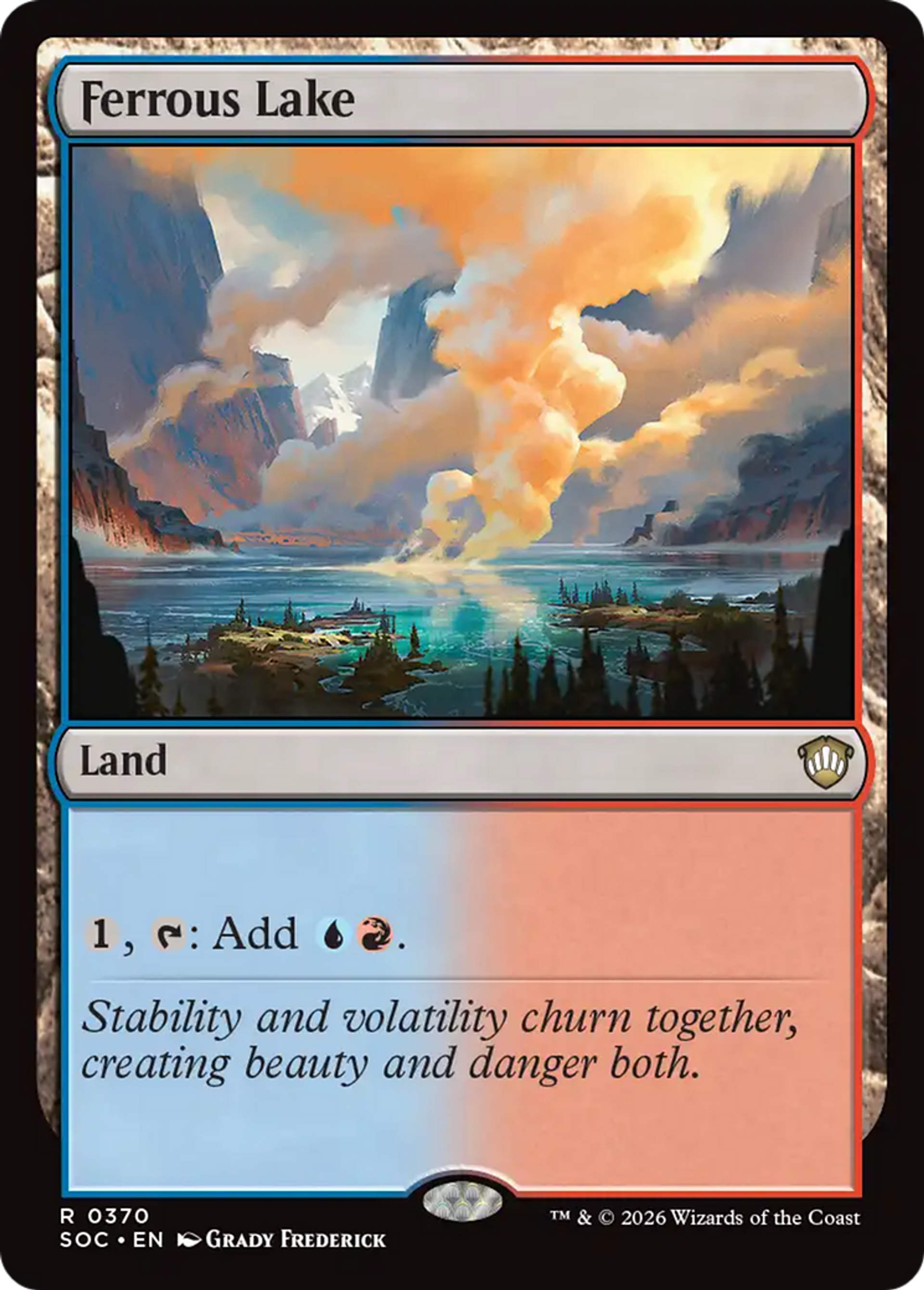 Lac ferrique — Secrets of Strixhaven Commander — Magic: The Gathering